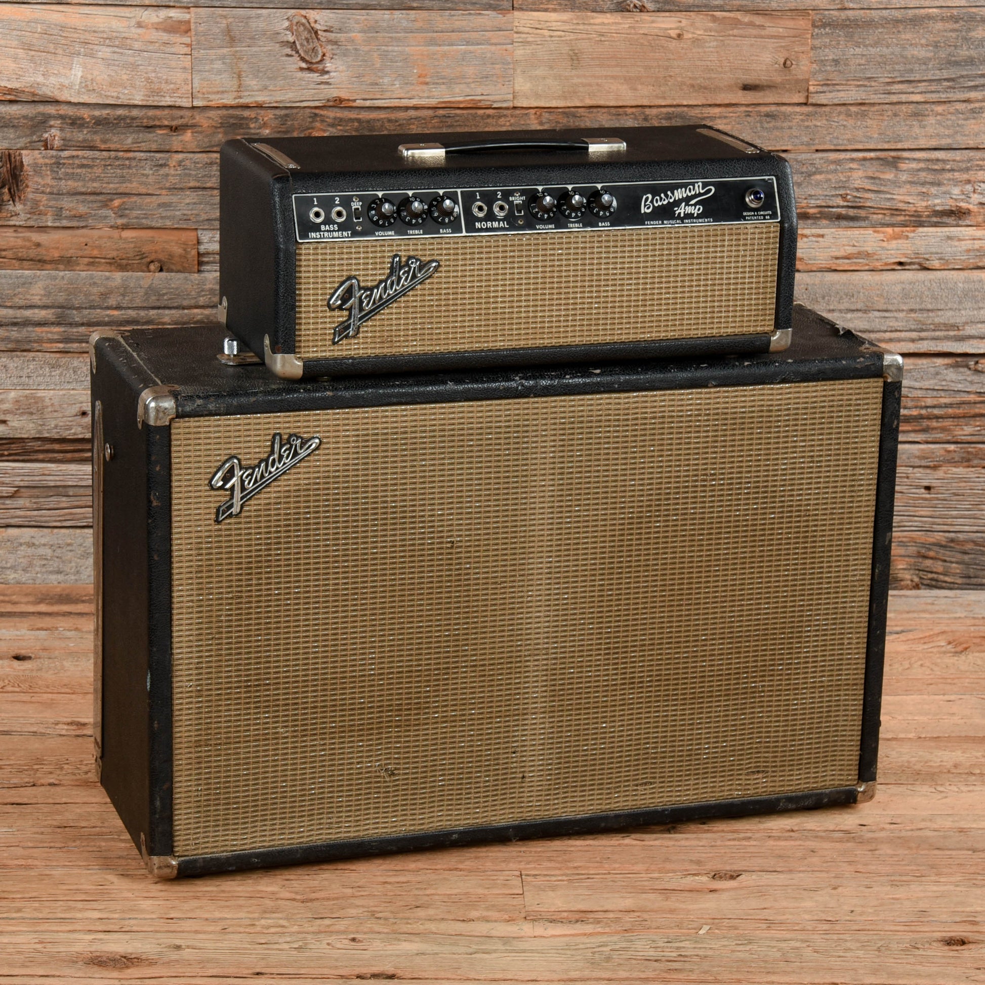 Fender Fender Bassman w/ Cab 1967  - Dave Amato of REO Speedwagon Amps / Guitar Amps / Guitar Amp Stacks