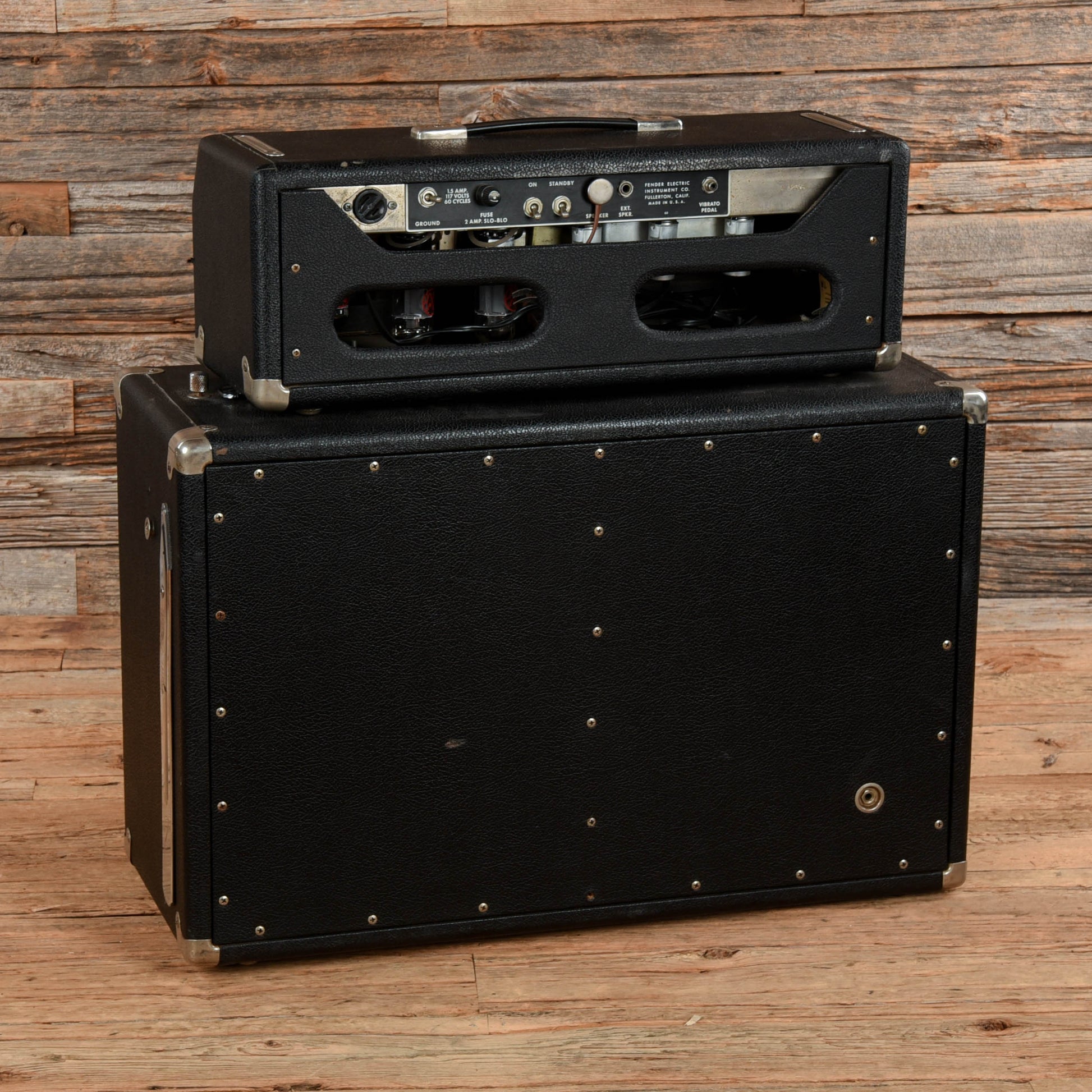 Fender Fender Tremolux w/ 2x10 Cab 1964  - Dave Amato of REO Speedwagon Amps / Guitar Amps / Guitar Amp Stacks