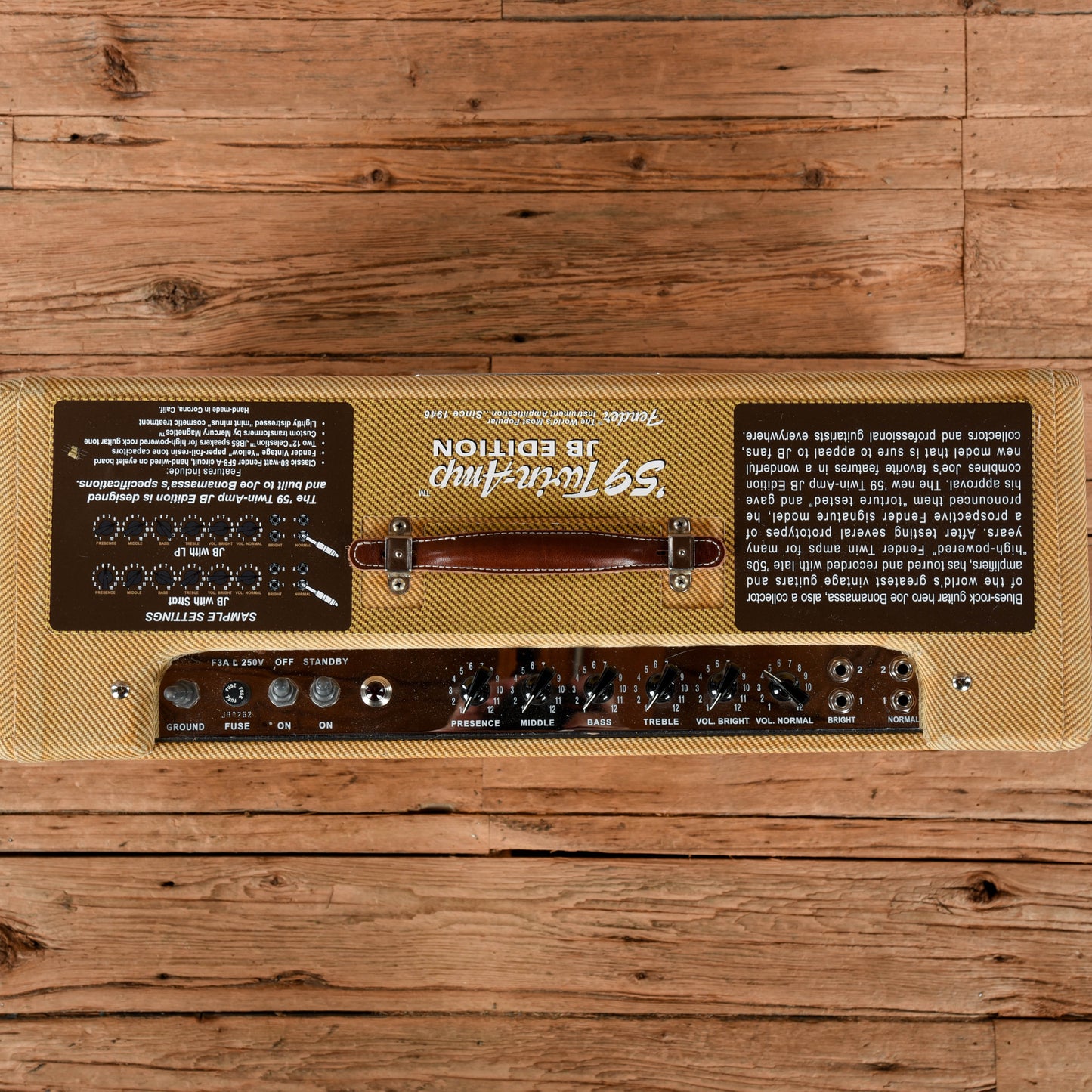 Fender '59 Twin-Amp JB Edition Amps / Guitar Amps / Guitar Cabinets