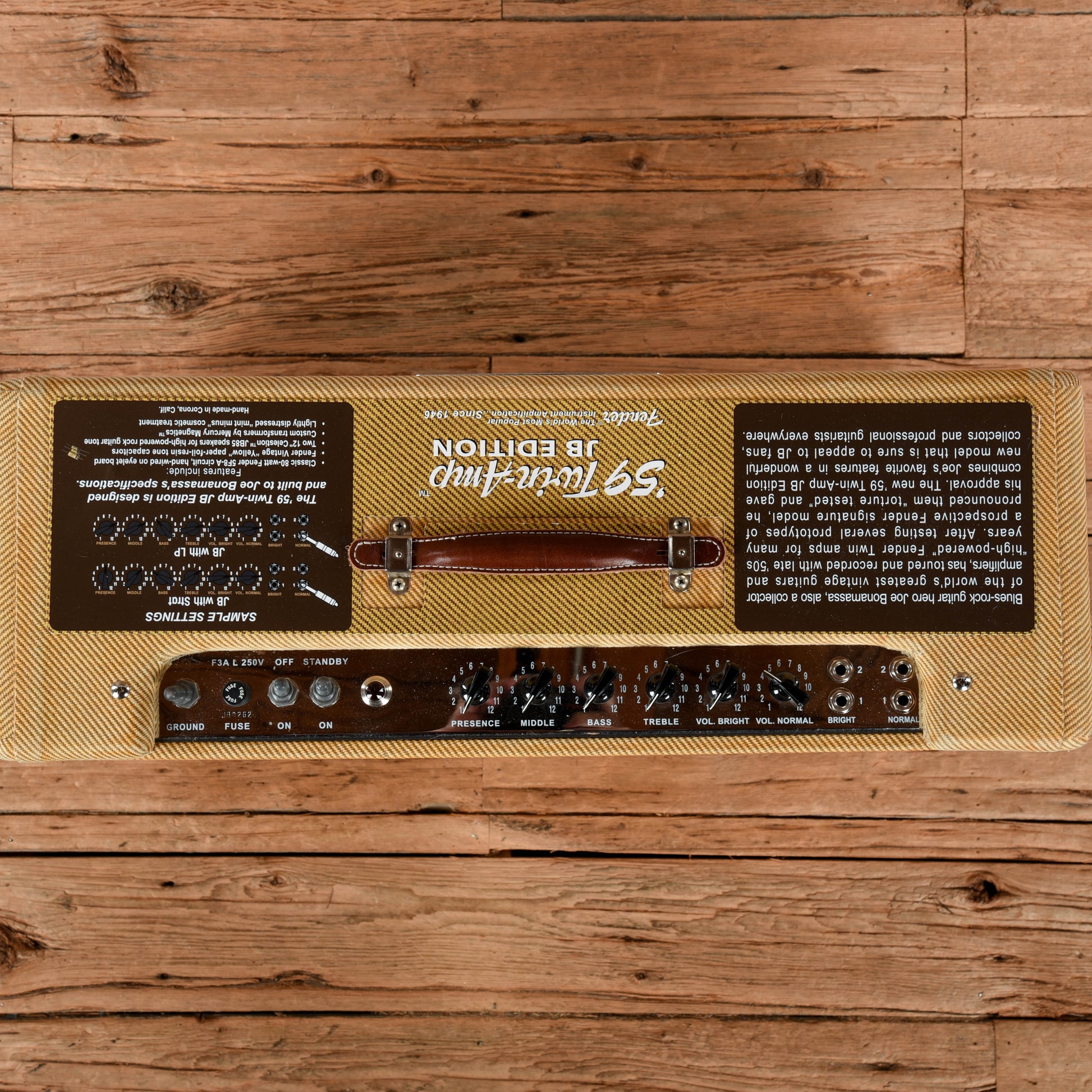 Fender '59 Twin-Amp JB Edition Amps / Guitar Amps / Guitar Cabinets