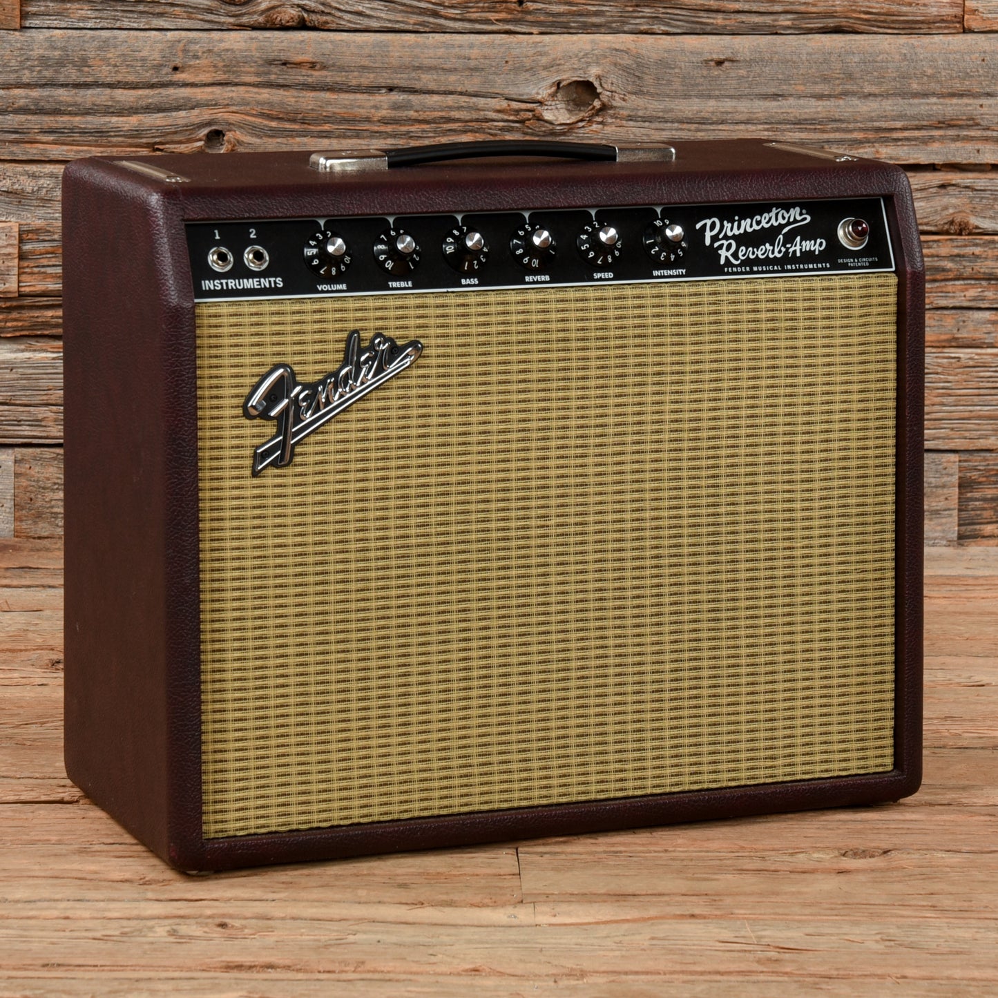 Fender '65 Princeton Reverb Reissue "Bordeaux Reserve" FSR Limited Edition 15-Watt 1x12" Guitar Combo Amps / Guitar Amps / Guitar Cabinets