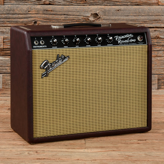 Fender '65 Princeton Reverb Reissue "Bordeaux Reserve" FSR Limited Edition 15-Watt 1x12" Guitar Combo Amps / Guitar Amps / Guitar Cabinets