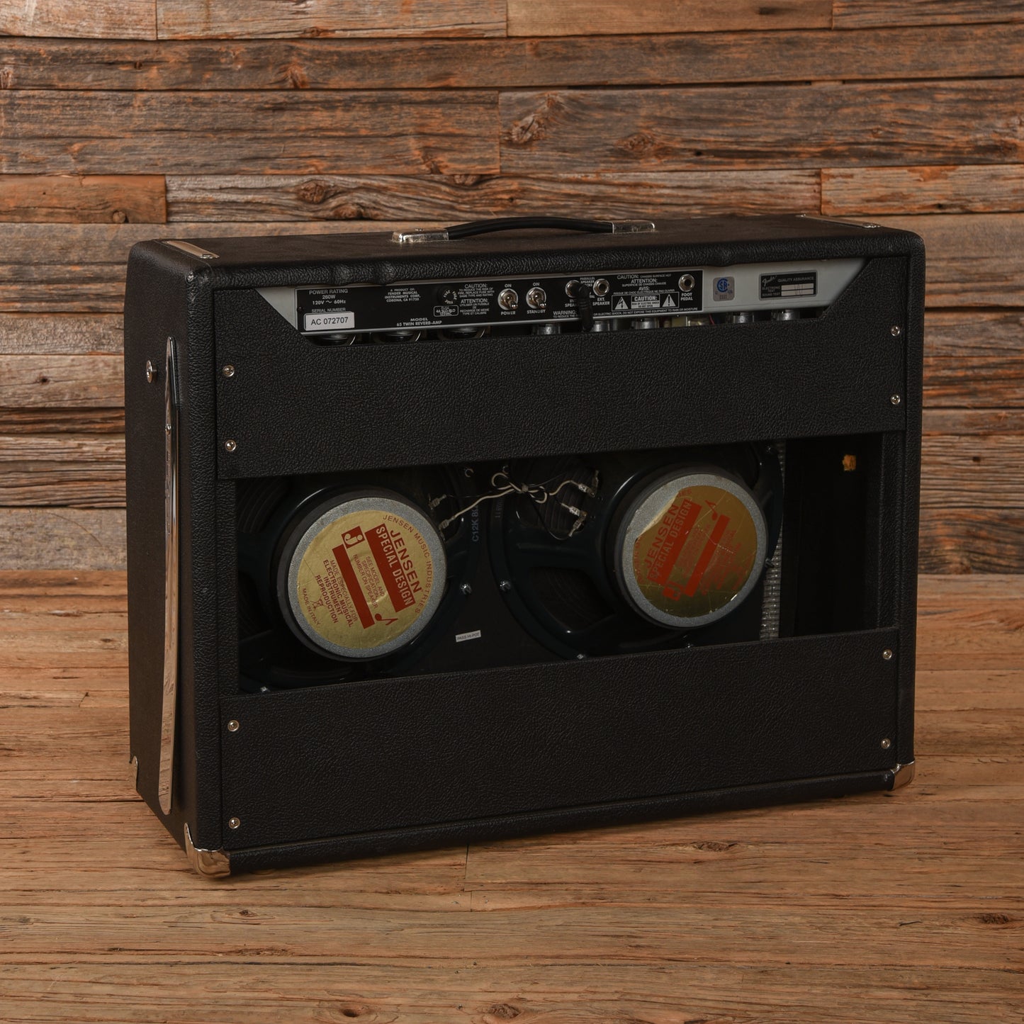 Fender 65 Twin Reverb Reissue 2-Channel 85-Watt 2x12" Guitar Combo Amps / Guitar Amps / Guitar Cabinets