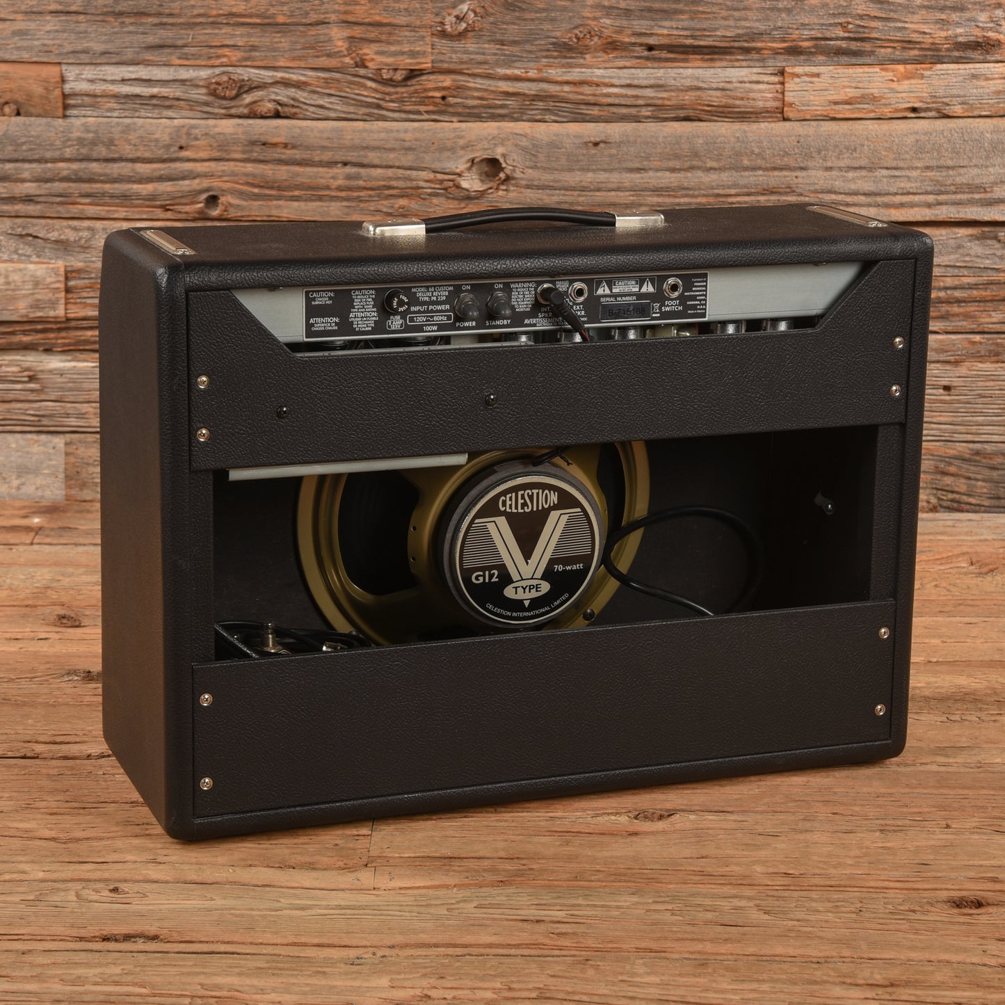 Fender 68 Custom Deluxe Reverb 2-Channel 22-Watt 1x12" Guitar Combo Amp Amps / Guitar Amps / Guitar Cabinets