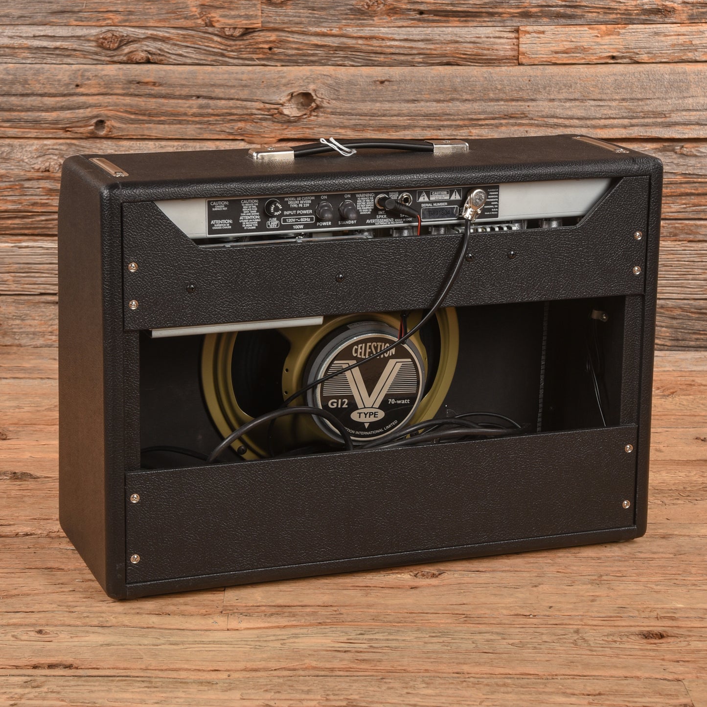 Fender '68 Custom Deluxe Reverb 2-Channel 22-Watt 1x12" Guitar Combo Amp Amps / Guitar Amps / Guitar Cabinets