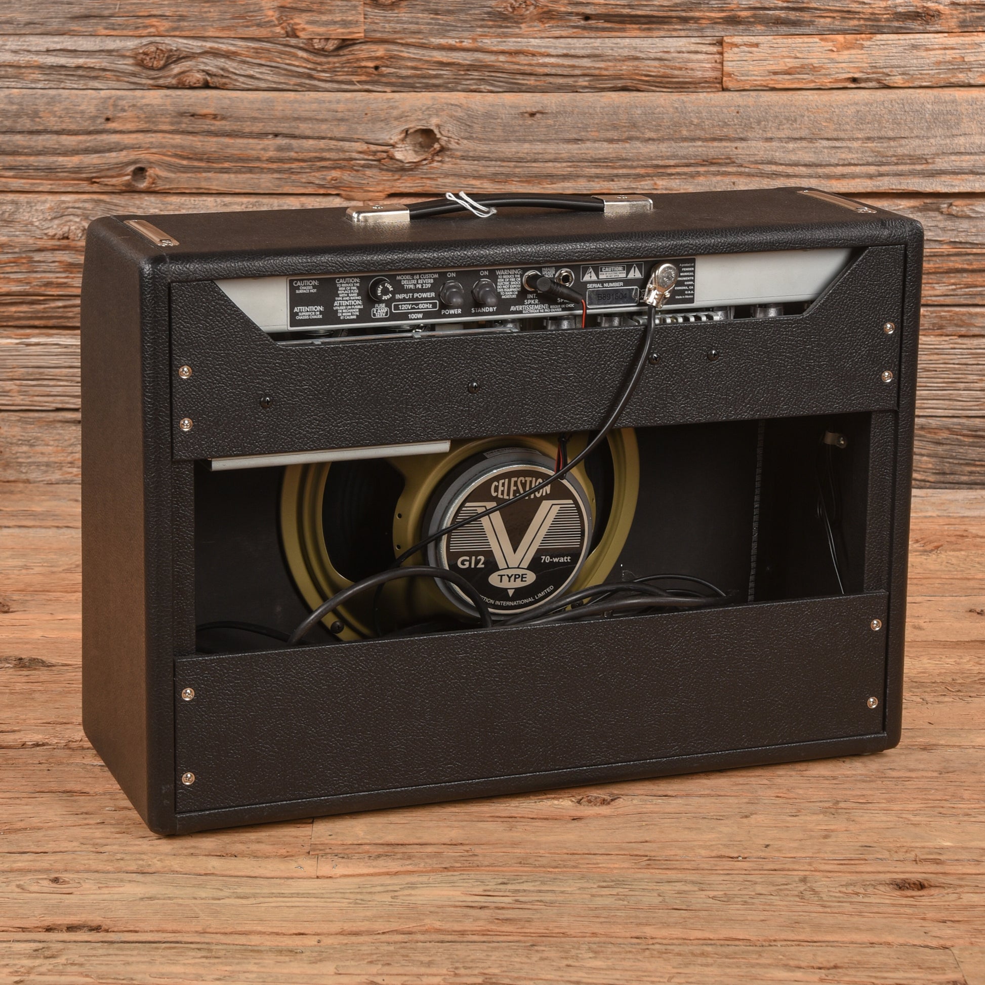 Fender '68 Custom Deluxe Reverb 2-Channel 22-Watt 1x12" Guitar Combo Amp Amps / Guitar Amps / Guitar Cabinets