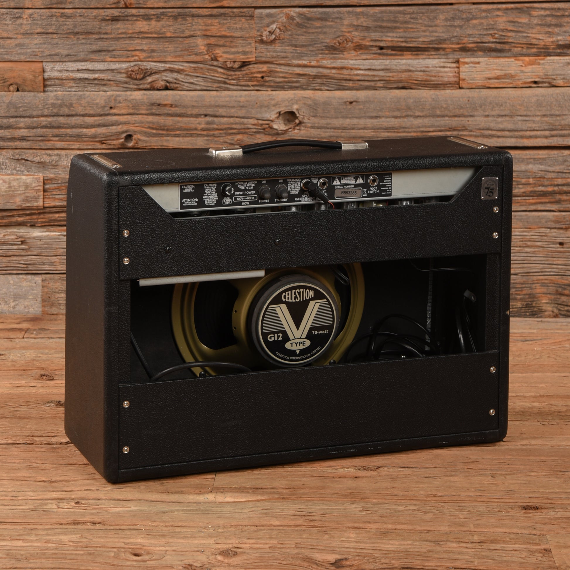 Fender '68 Custom Deluxe Reverb 2-Channel 22-Watt 1x12" Guitar Combo Amps / Guitar Amps / Guitar Cabinets