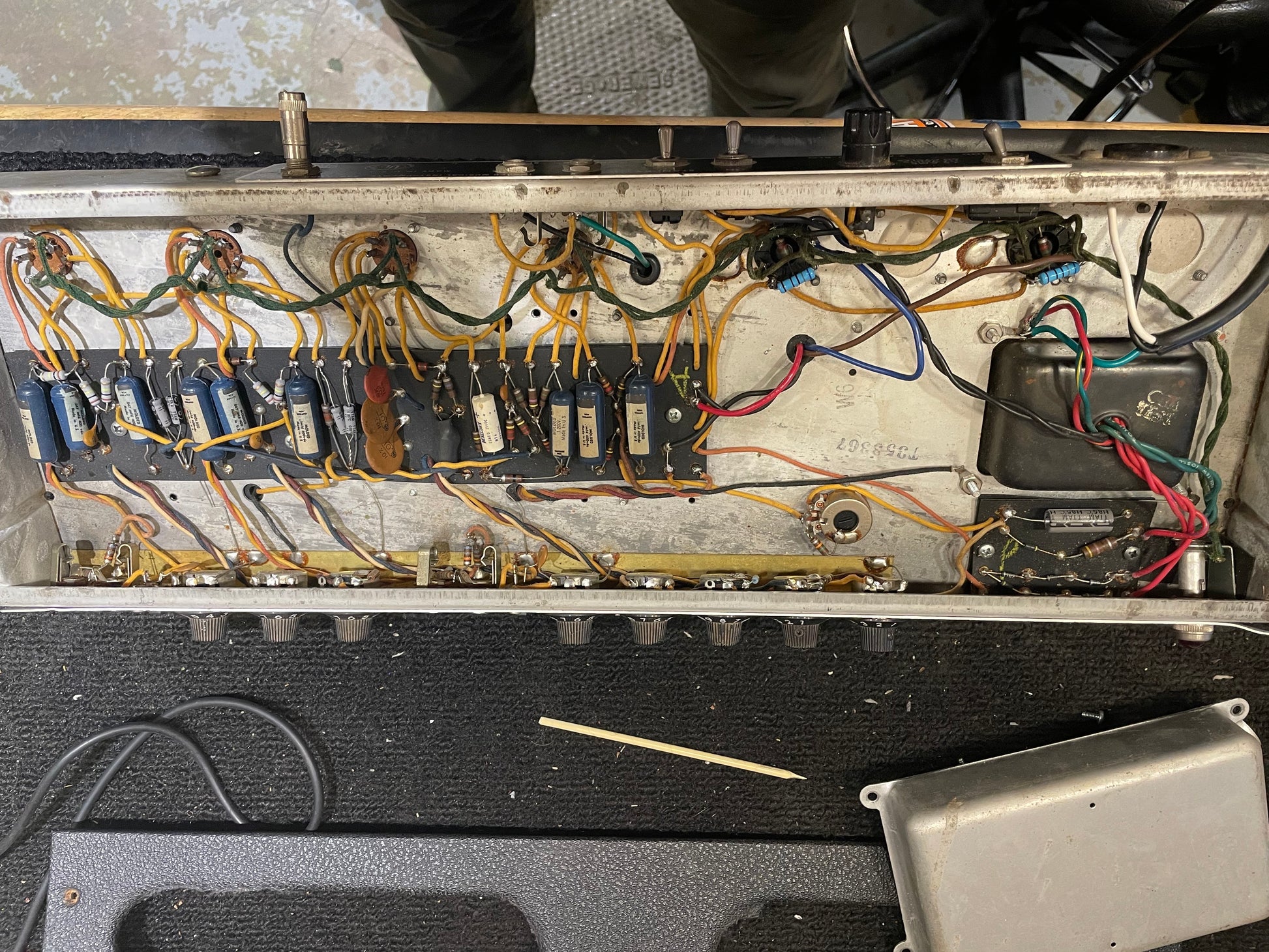 Fender Bandmaster 2-Channel 40-Watt Guitar Amp Head  1967 Amps / Guitar Amps / Guitar Cabinets