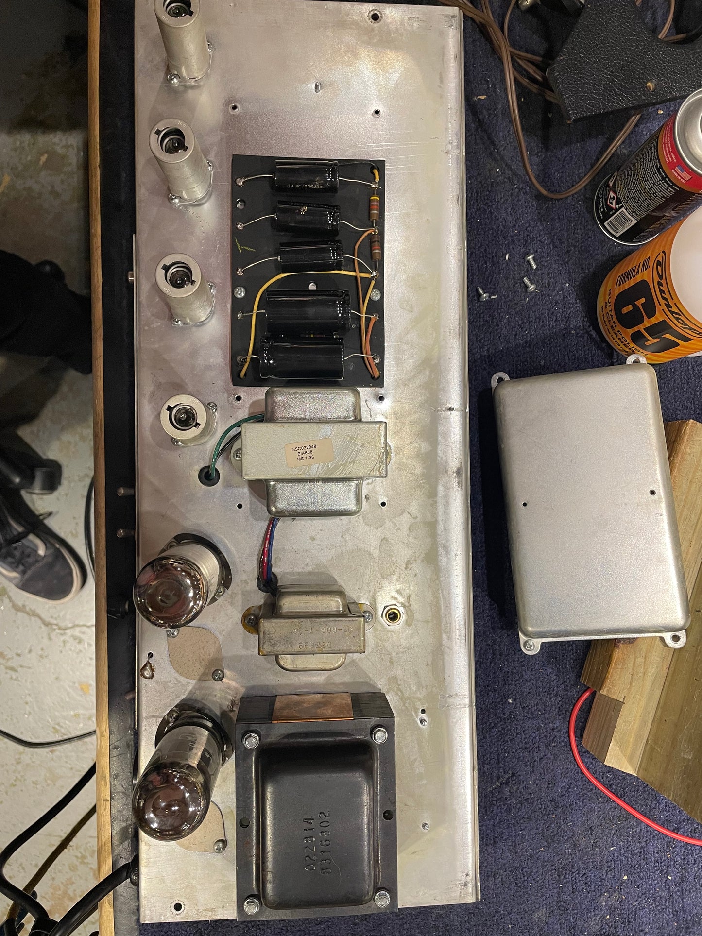 Fender Bandmaster 2-Channel 40-Watt Guitar Amp Head w/ 2x12 Speaker Cab  1968 Amps / Guitar Amps / Guitar Cabinets