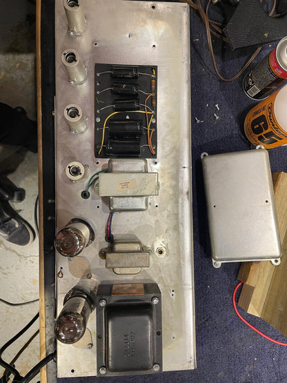 Fender Bandmaster 2-Channel 40-Watt Guitar Amp Head w/ 2x12 Speaker Cab  1968 Amps / Guitar Amps / Guitar Cabinets