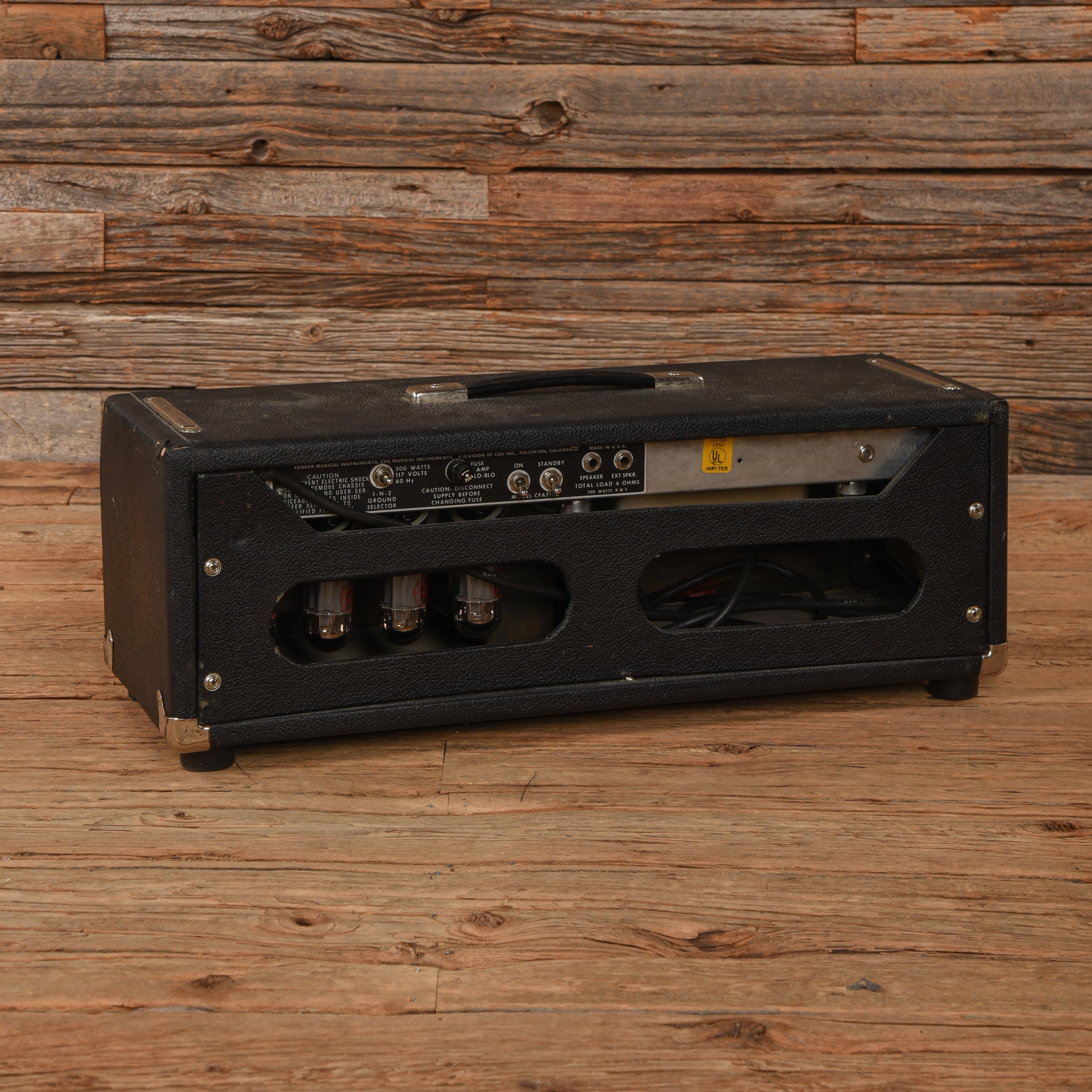 Fender Bassman 100 2-Channel 100-Watt Guitar Amp Head  1977 Amps / Guitar Amps / Guitar Cabinets