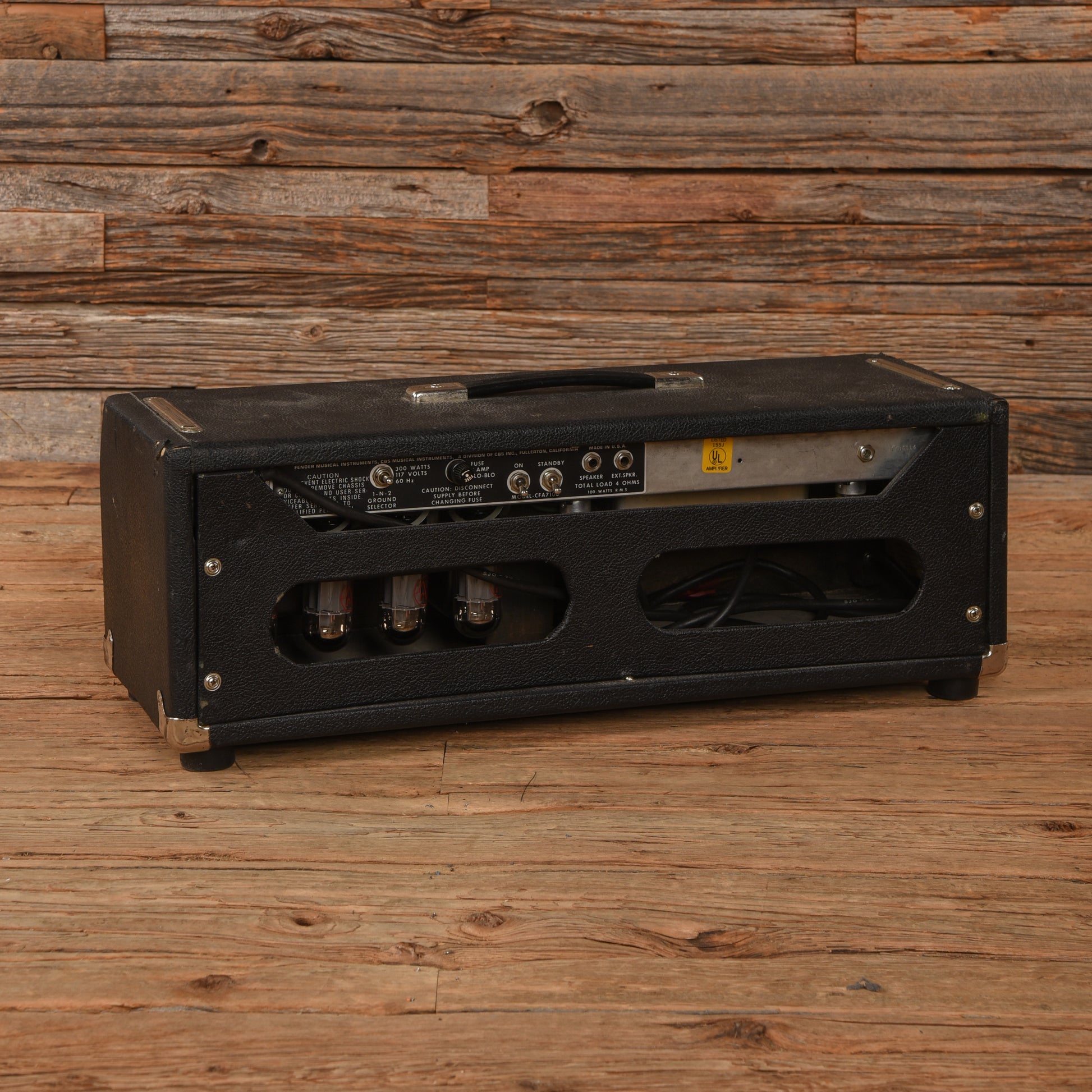 Fender Bassman 100 2-Channel 100-Watt Guitar Amp Head  1977 Amps / Guitar Amps / Guitar Cabinets