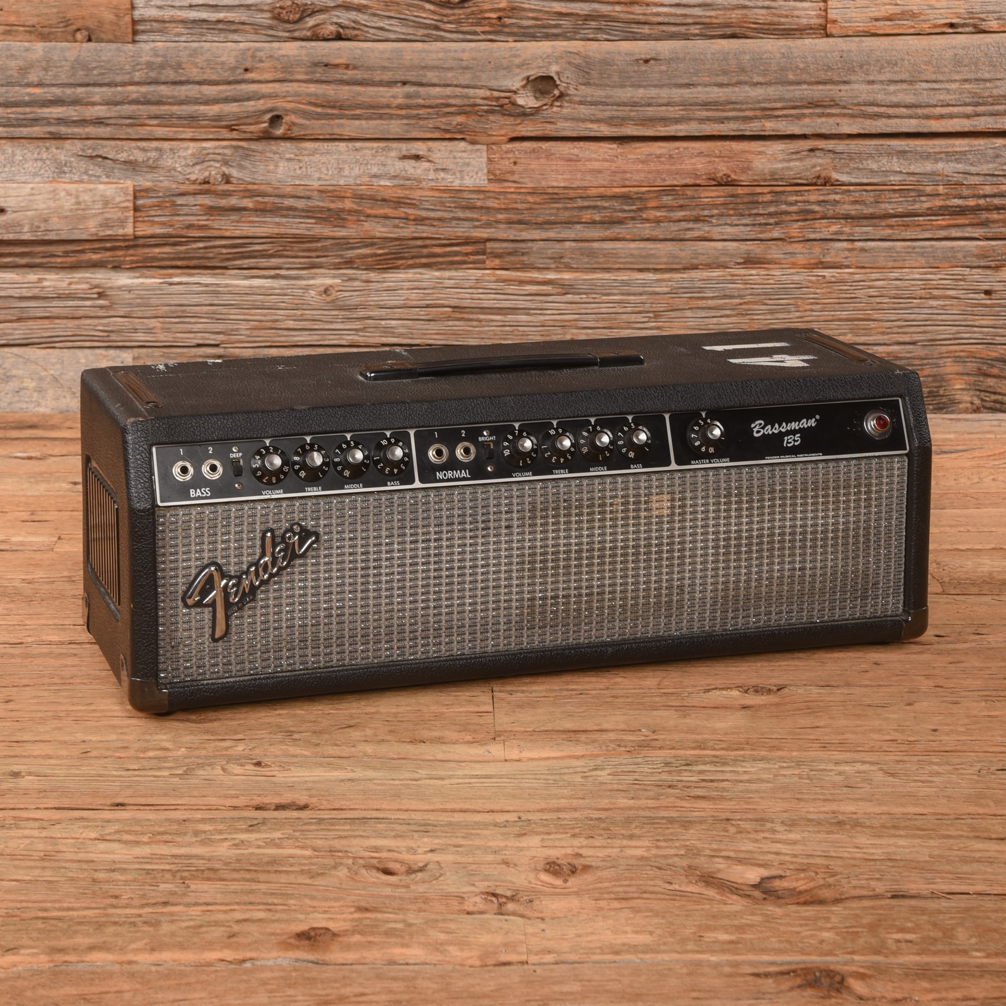 Fender Bassman 135 2-Channel 135-Watt Guitar Amp Head  1981 Amps / Guitar Amps / Guitar Cabinets