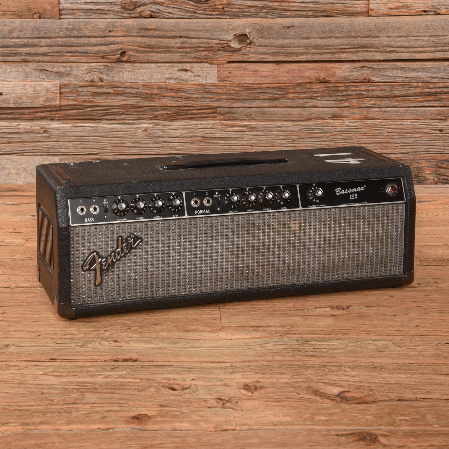 Fender Bassman 135 2-Channel 135-Watt Guitar Amp Head  1981 Amps / Guitar Amps / Guitar Cabinets