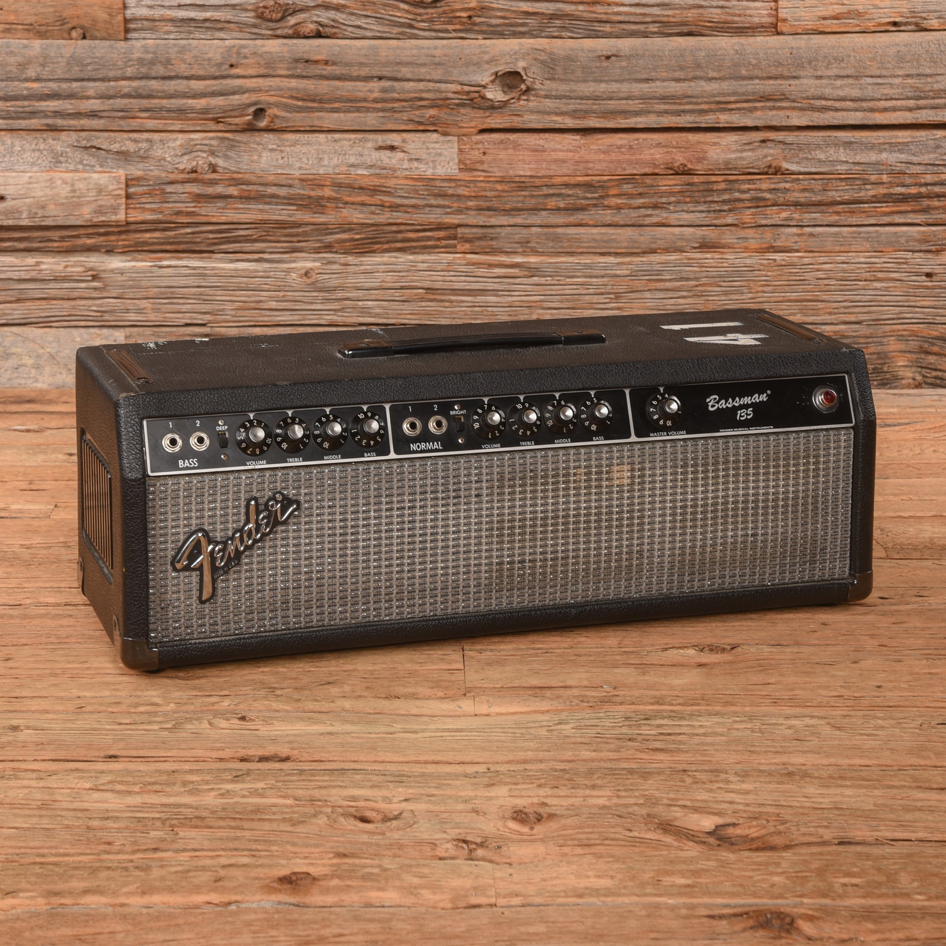 Fender Bassman 135 2-Channel 135-Watt Guitar Amp Head  1981 Amps / Guitar Amps / Guitar Cabinets