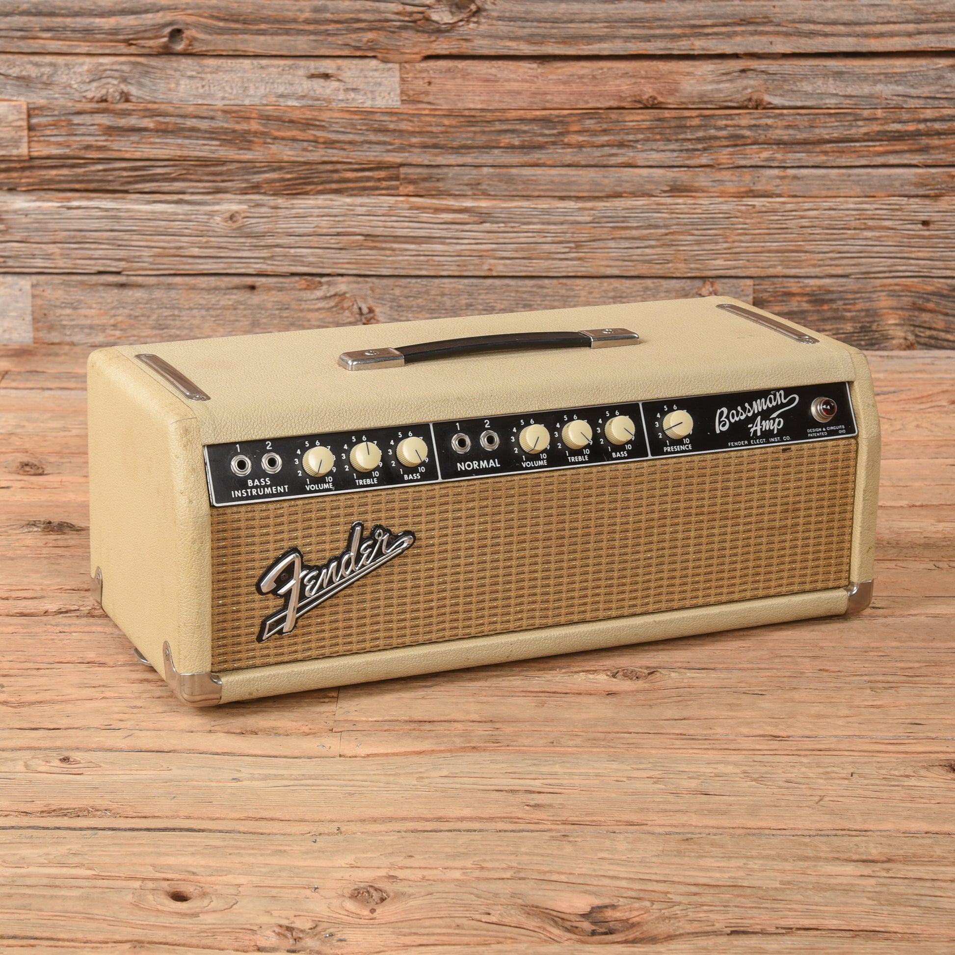 Fender Bassman 2-Channel 50-Watt Guitar Amp Head  1964 Amps / Guitar Amps / Guitar Cabinets