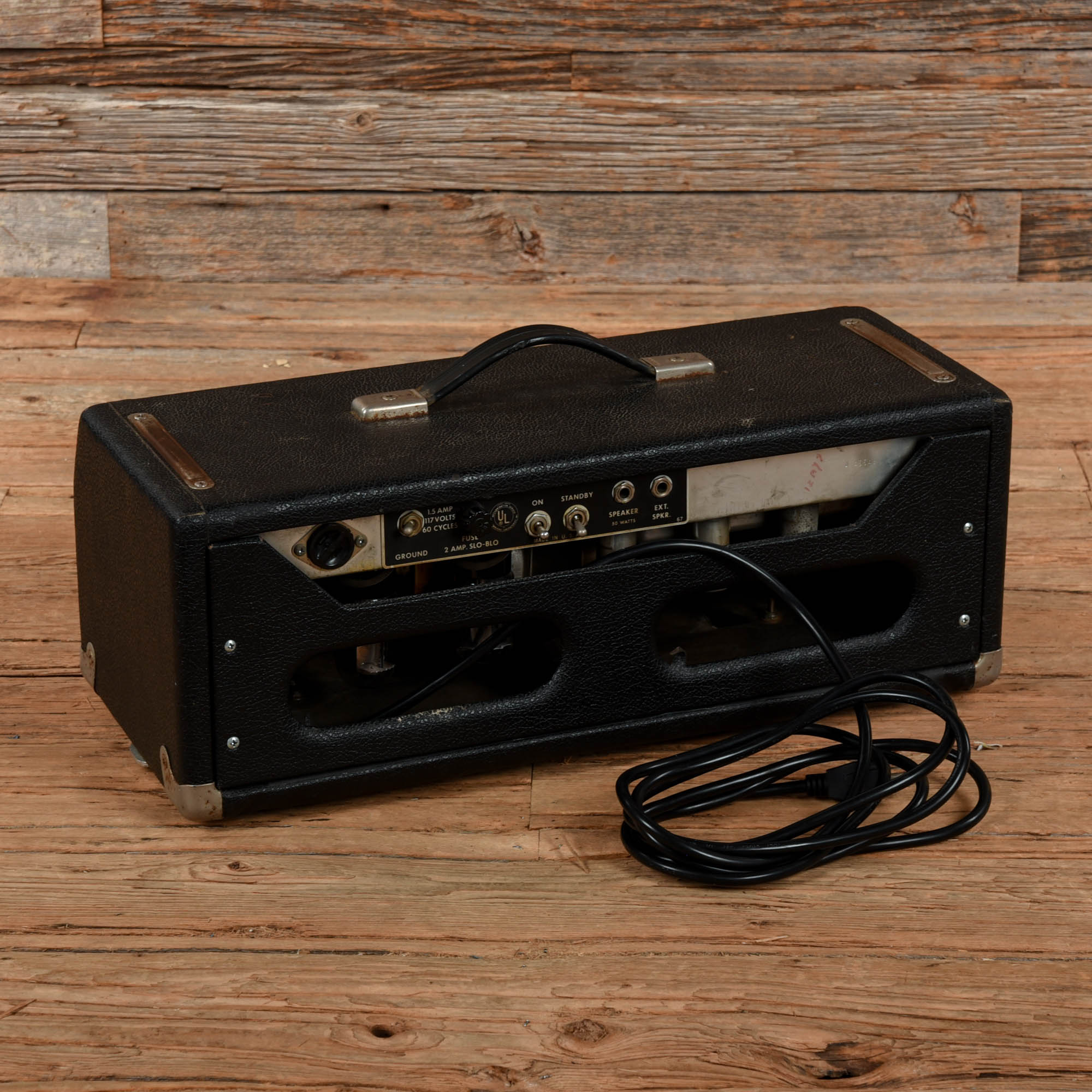Fender Bassman 2-Channel 50-Watt Guitar Amp Head  1968 Amps / Guitar Amps / Guitar Cabinets