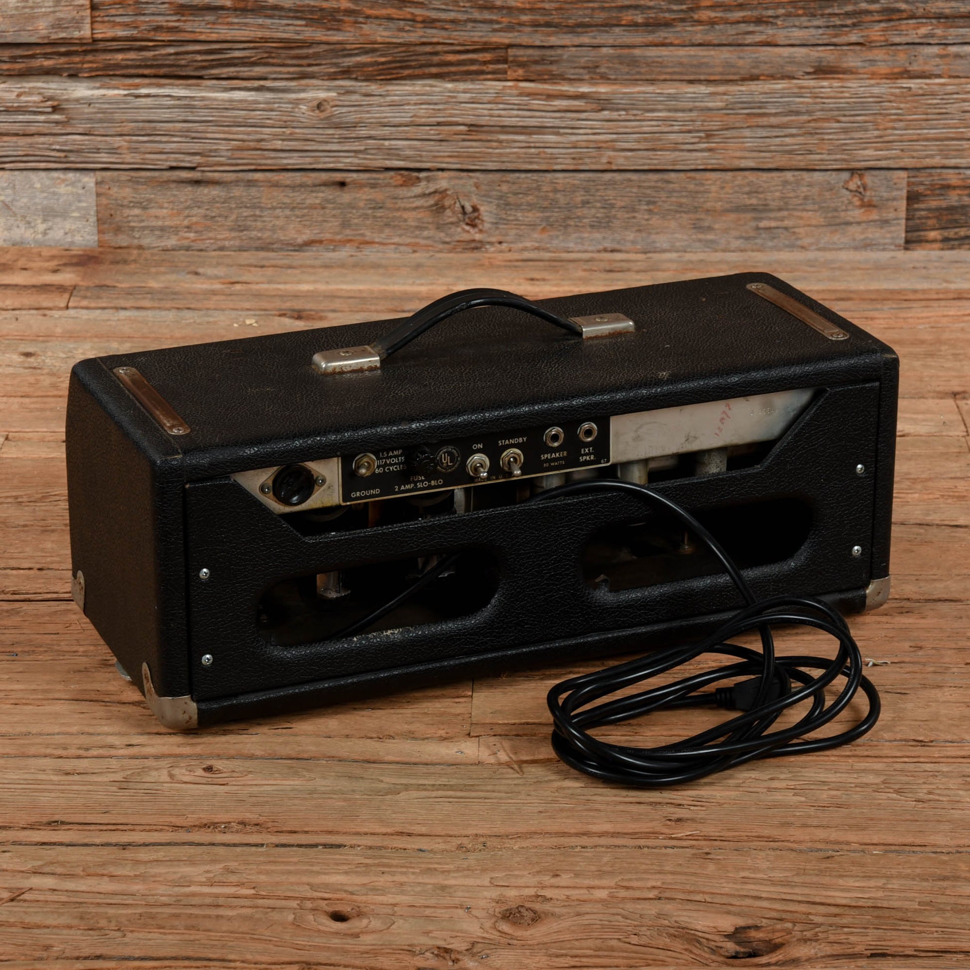 Fender Bassman 2-Channel 50-Watt Guitar Amp Head  1968 Amps / Guitar Amps / Guitar Cabinets