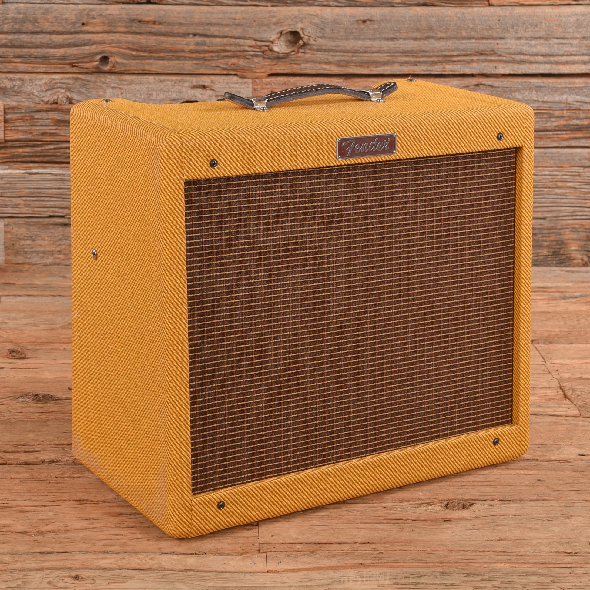 Fender Blues Junior Lacquered Tweed 15-Watt 1x12" Guitar Combo Amp Amps / Guitar Amps / Guitar Cabinets
