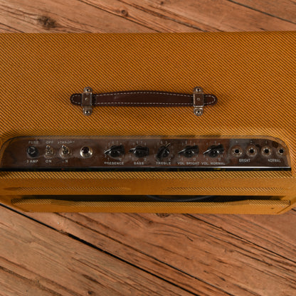 Fender Custom 57 Tweed Twin 2-Channel 40-Watt 2x12" Guitar Combo Amp Amps / Guitar Amps / Guitar Cabinets