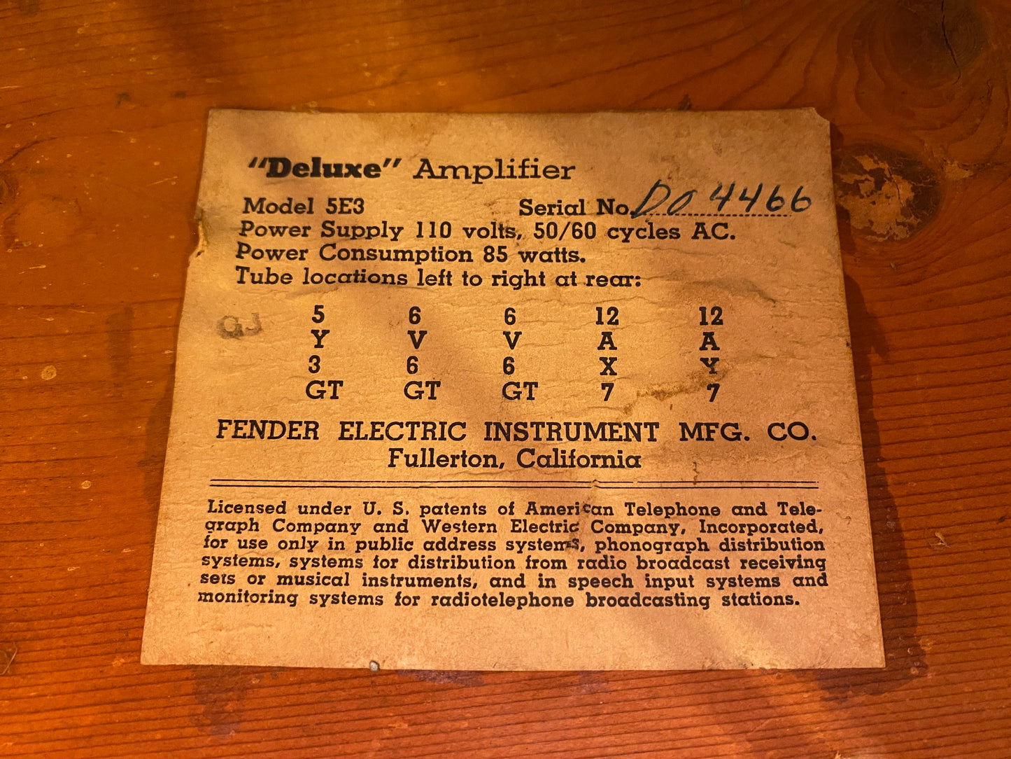 Fender Deluxe  1957 Amps / Guitar Amps / Guitar Cabinets