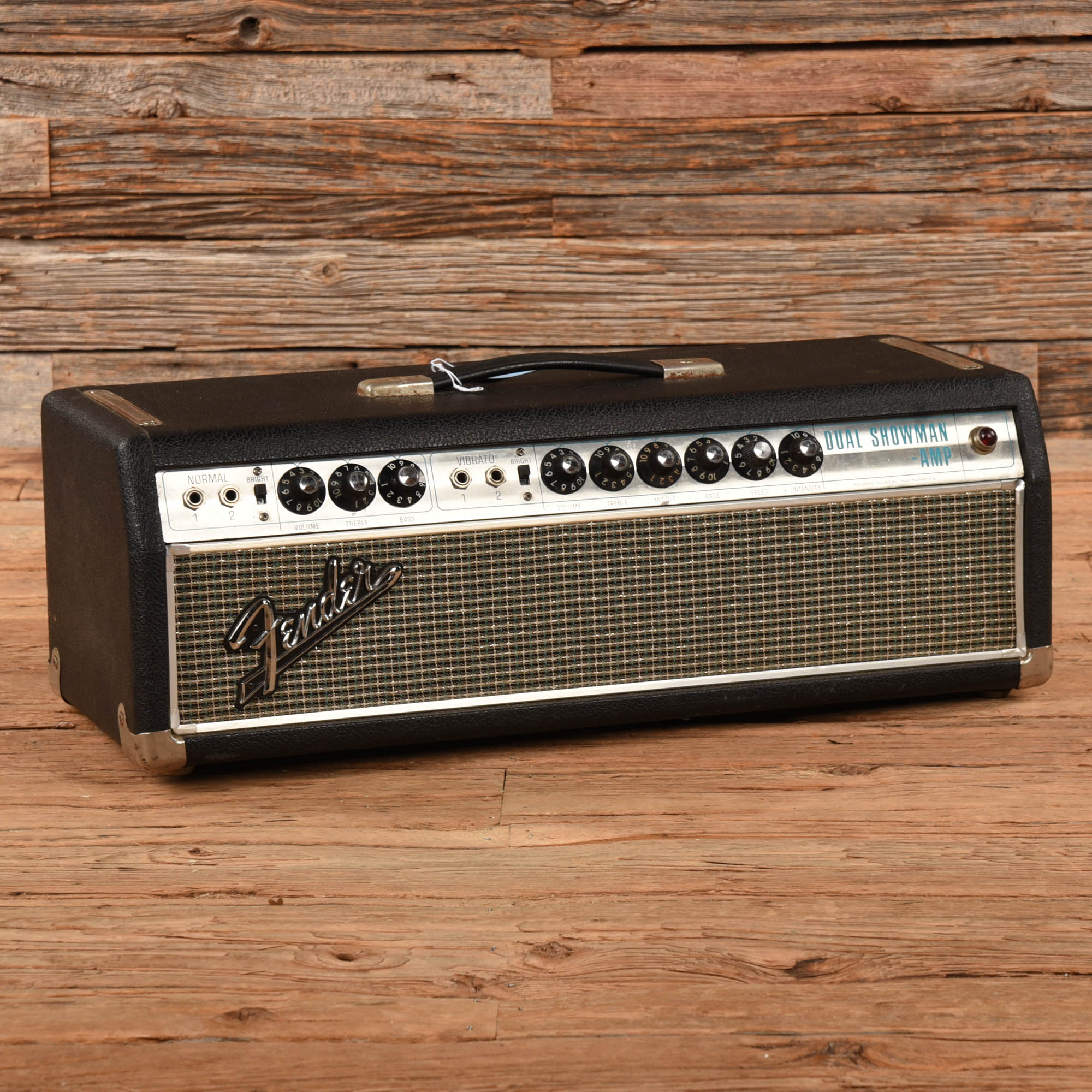 Fender Dual Showman 2-Channel 100-Watt Guitar Amp Head  1967 Amps / Guitar Amps / Guitar Cabinets