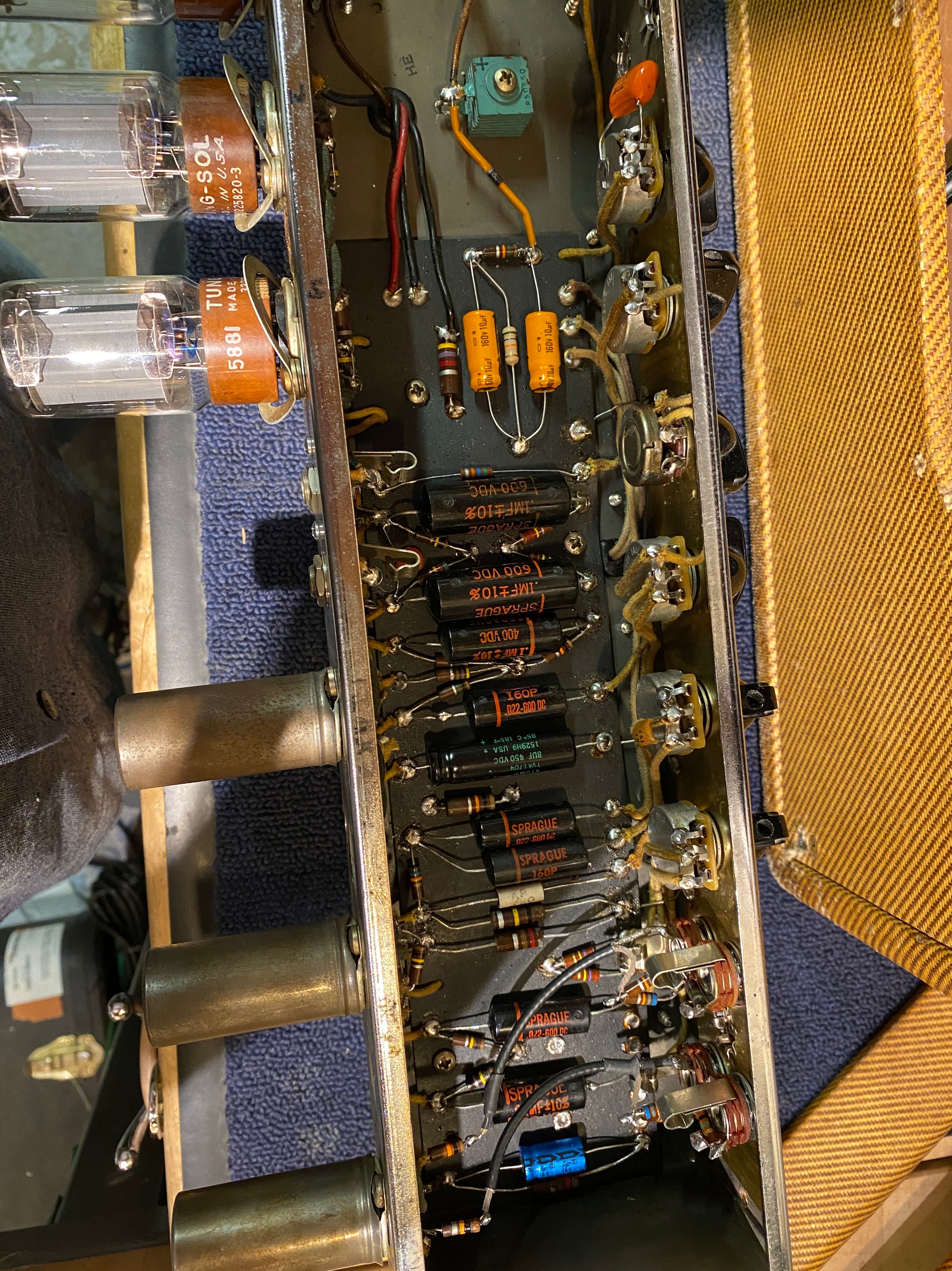 Fender Hi-Power Twin Model 5F8-A  1958 Amps / Guitar Amps / Guitar Cabinets