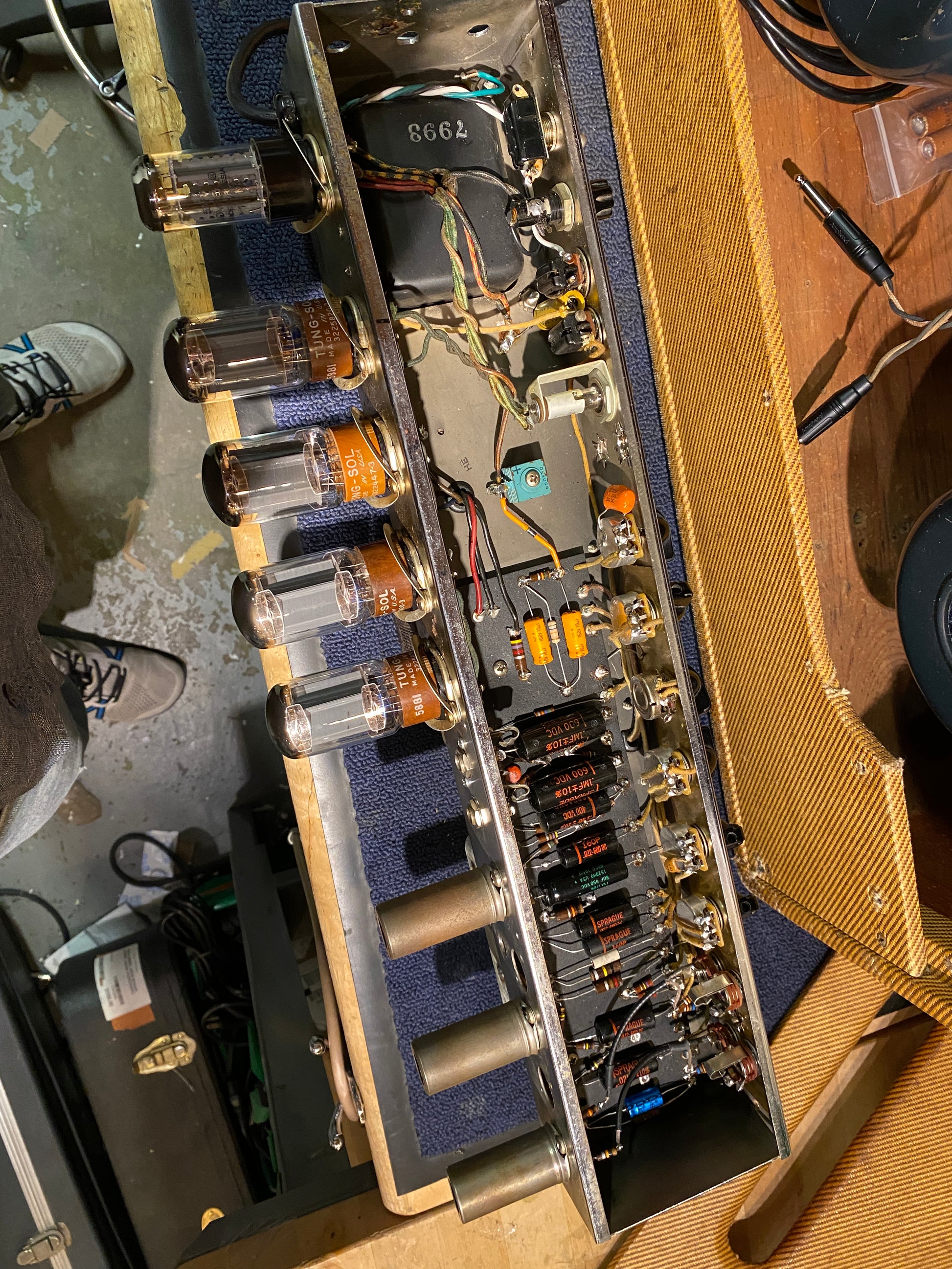 Fender Hi-Power Twin Model 5F8-A  1958 Amps / Guitar Amps / Guitar Cabinets