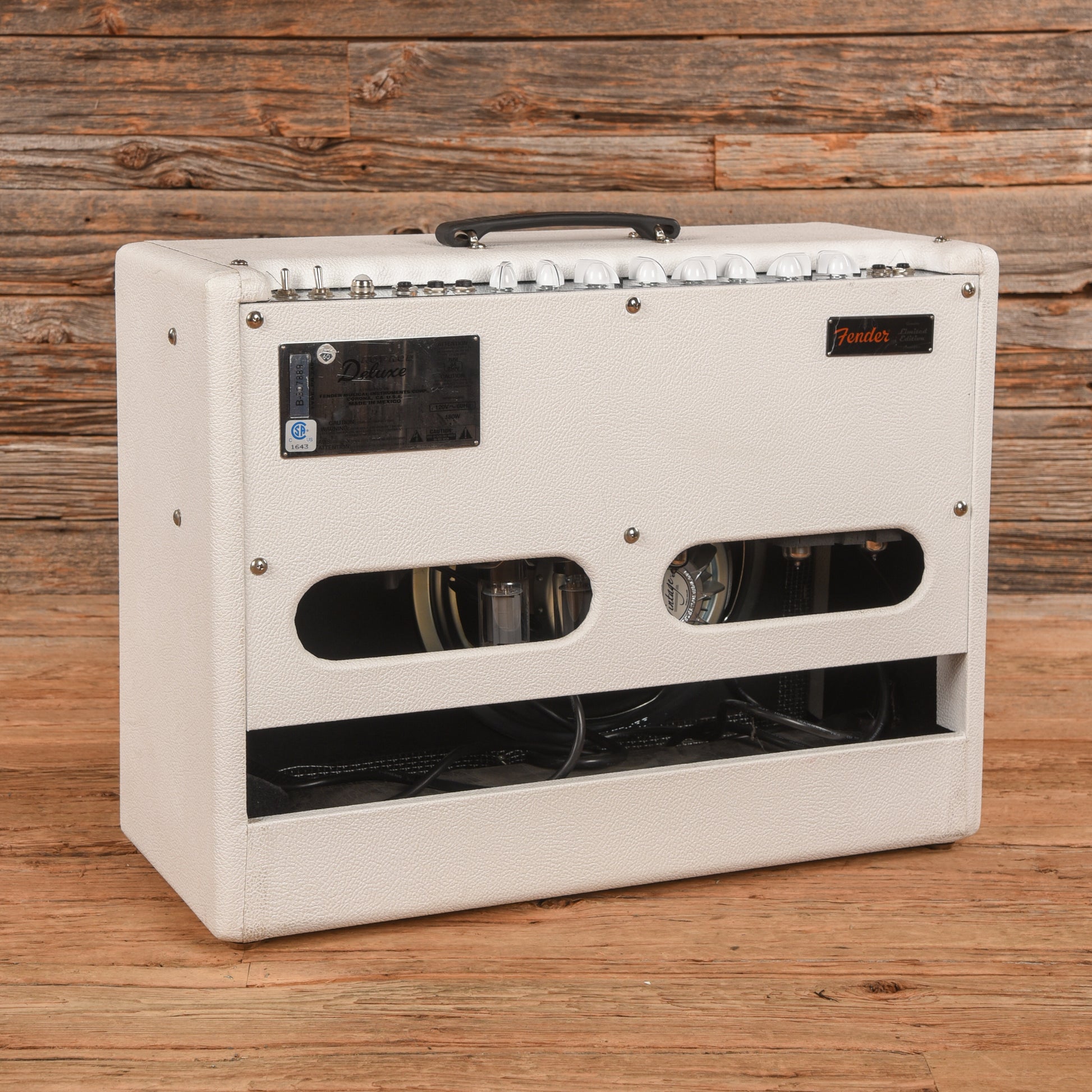 Fender Hot Rod Deluxe "White Lightning" Limited Edition 3-Channel 40-Watt 1x12" Guitar Combo Amps / Guitar Amps / Guitar Cabinets