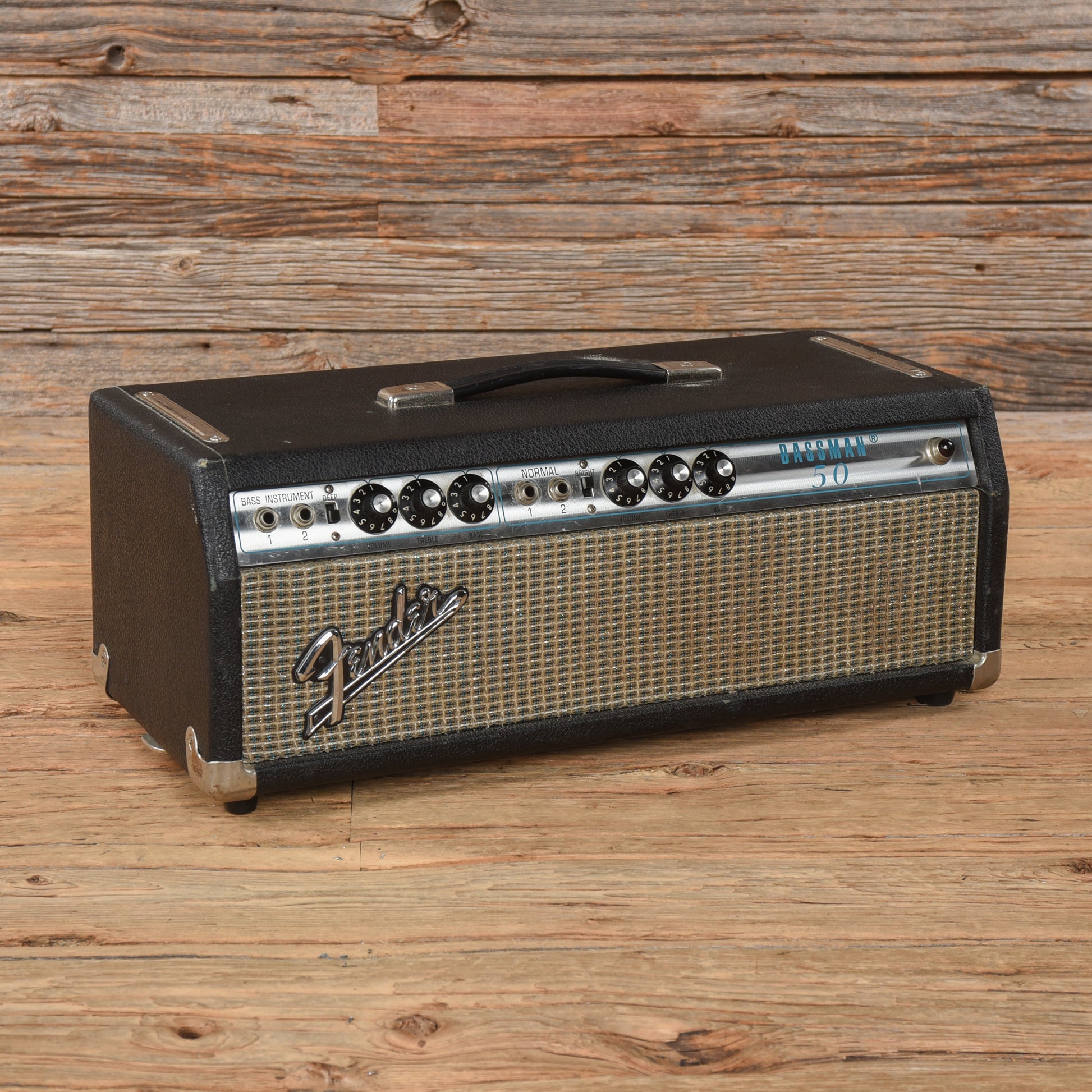 Fender Modded Bassman 50 2-Channel 50-Watt Guitar Amp Head  1976 Amps / Guitar Amps / Guitar Cabinets