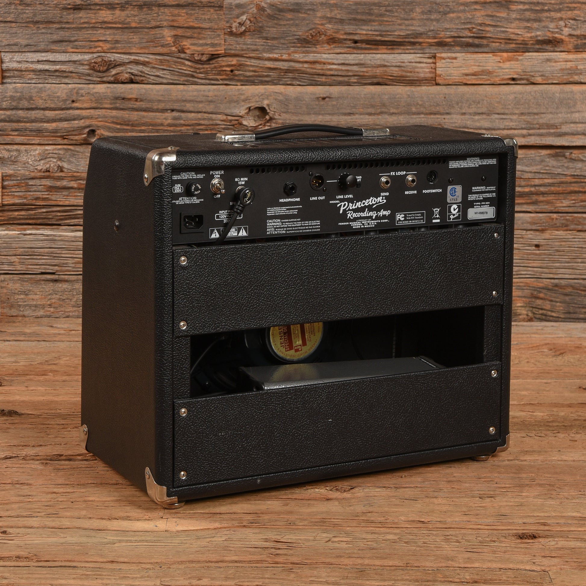 Fender Princeton Recording Amp 15-Watt 1x10" Guitar Combo Amps / Guitar Amps / Guitar Cabinets