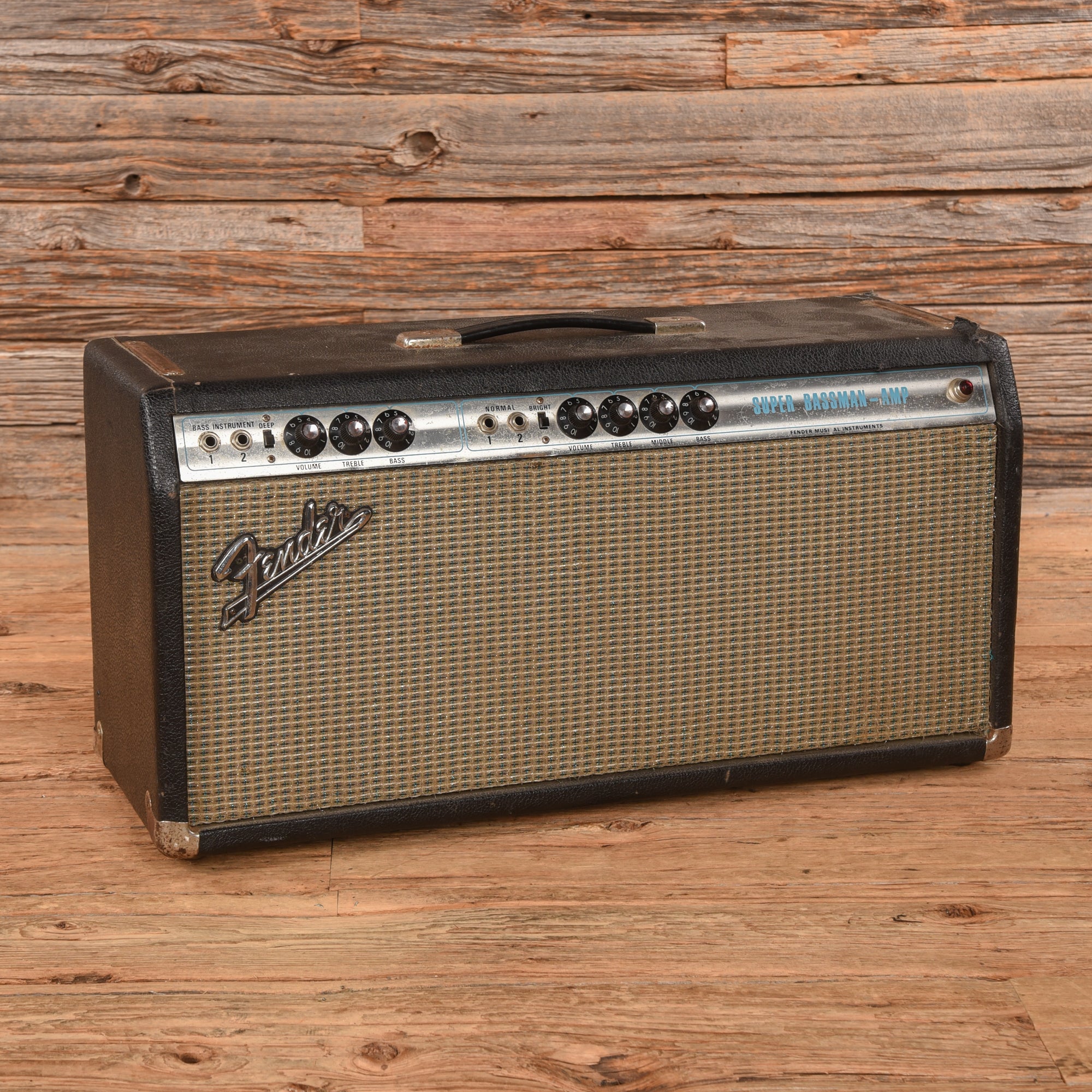 Fender Super Bassman 2-Channel 100-Watt Guitar Amp Head 1970s