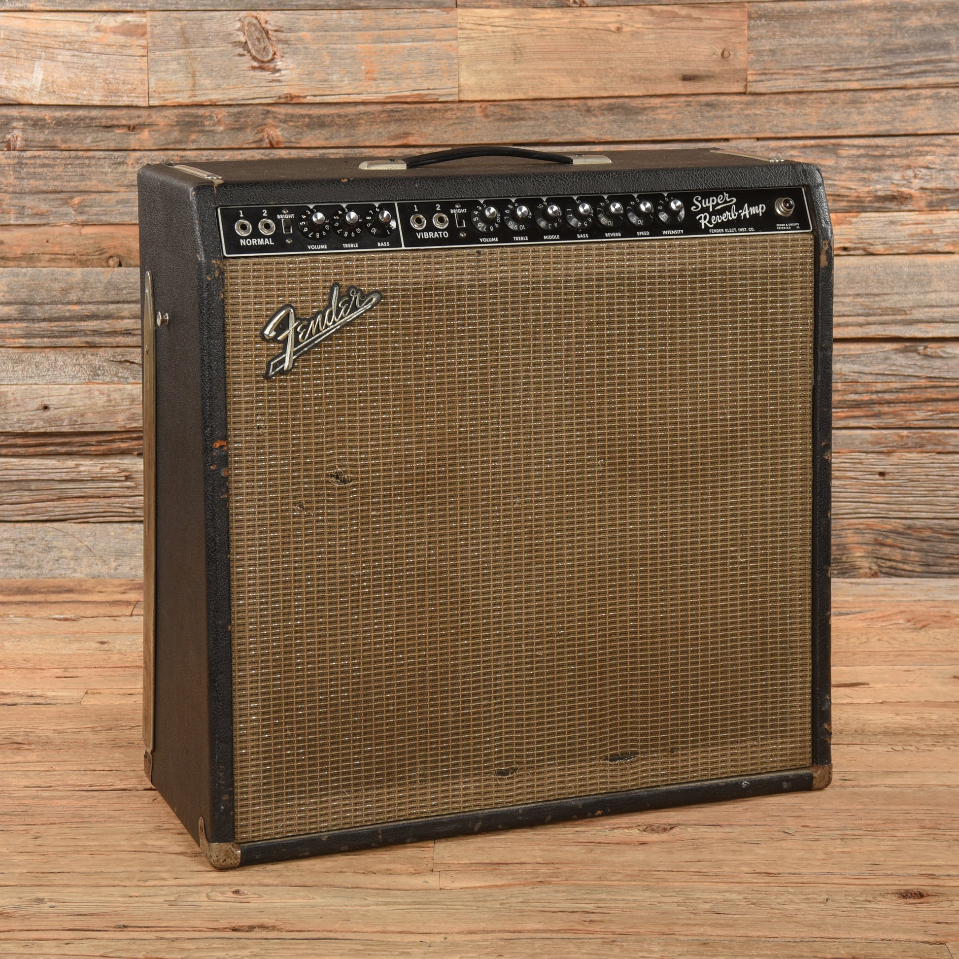 Fender Super Reverb 2-Channel 40-Watt 4x10" Guitar Combo Amp  1965 Amps / Guitar Amps / Guitar Cabinets