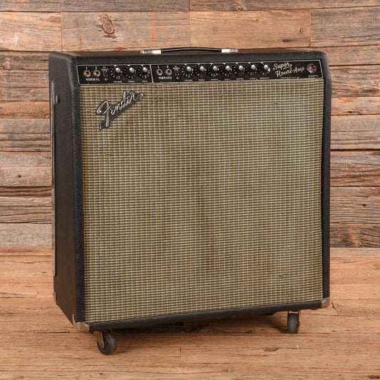 Fender Super Reverb 2-Channel 45-Watt 4x10" Guitar Combo Amp w/Black Panels  1974 Amps / Guitar Amps / Guitar Cabinets
