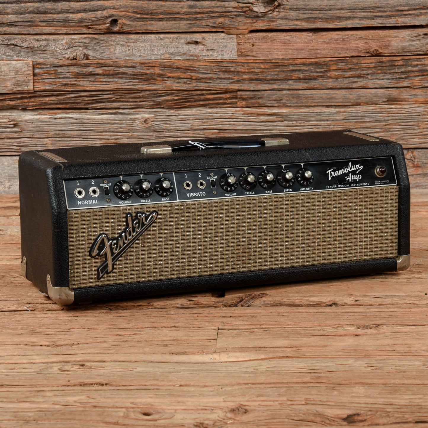 Fender Tremolux 2-Channel 35-Watt Guitar Amp Head  1966 Amps / Guitar Amps / Guitar Cabinets