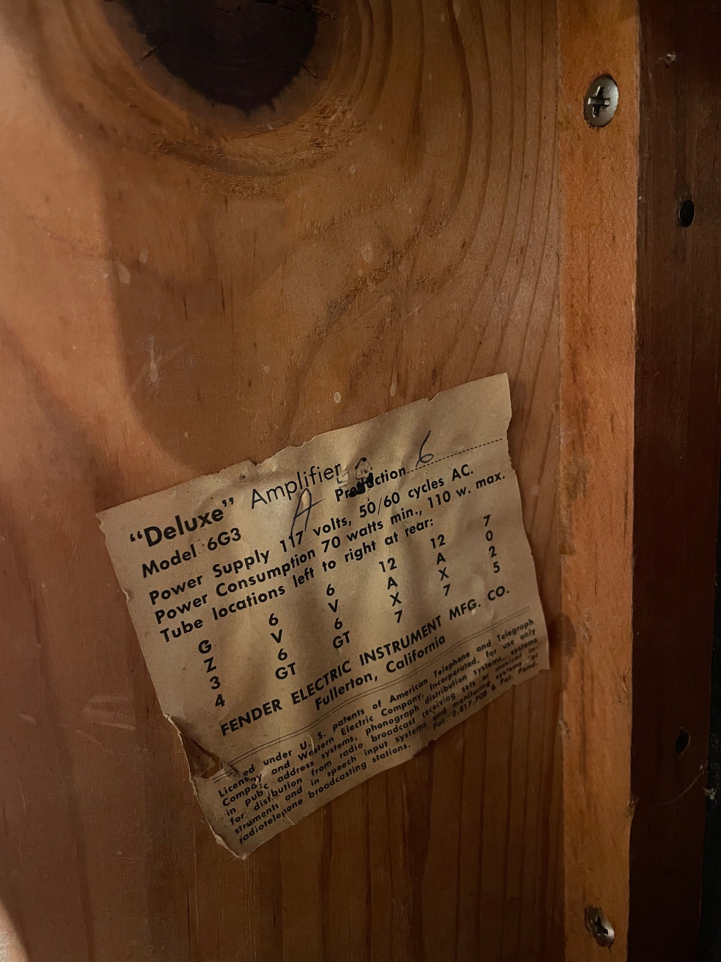 Fender 1961 Brownface Deluxe  1961 Amps / Guitar Amps / Guitar Combos