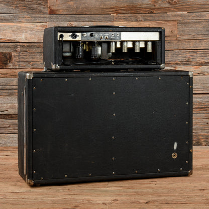 Fender 1966 Fender Bassman Piggyback Black  1966 Amps / Guitar Amps / Guitar Combos