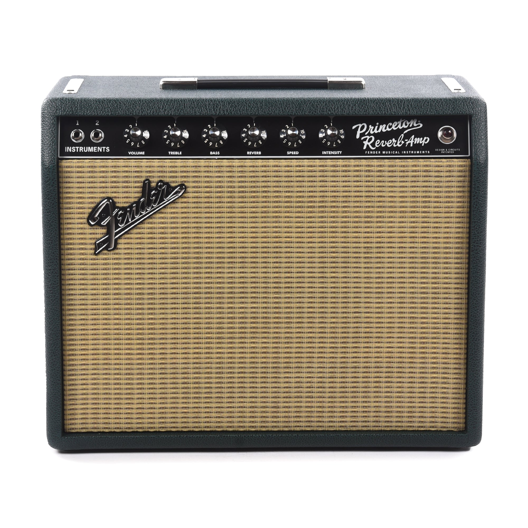 Fender '65 Princeton Reverb Brit Green w/Celestion 12-65 – Chicago