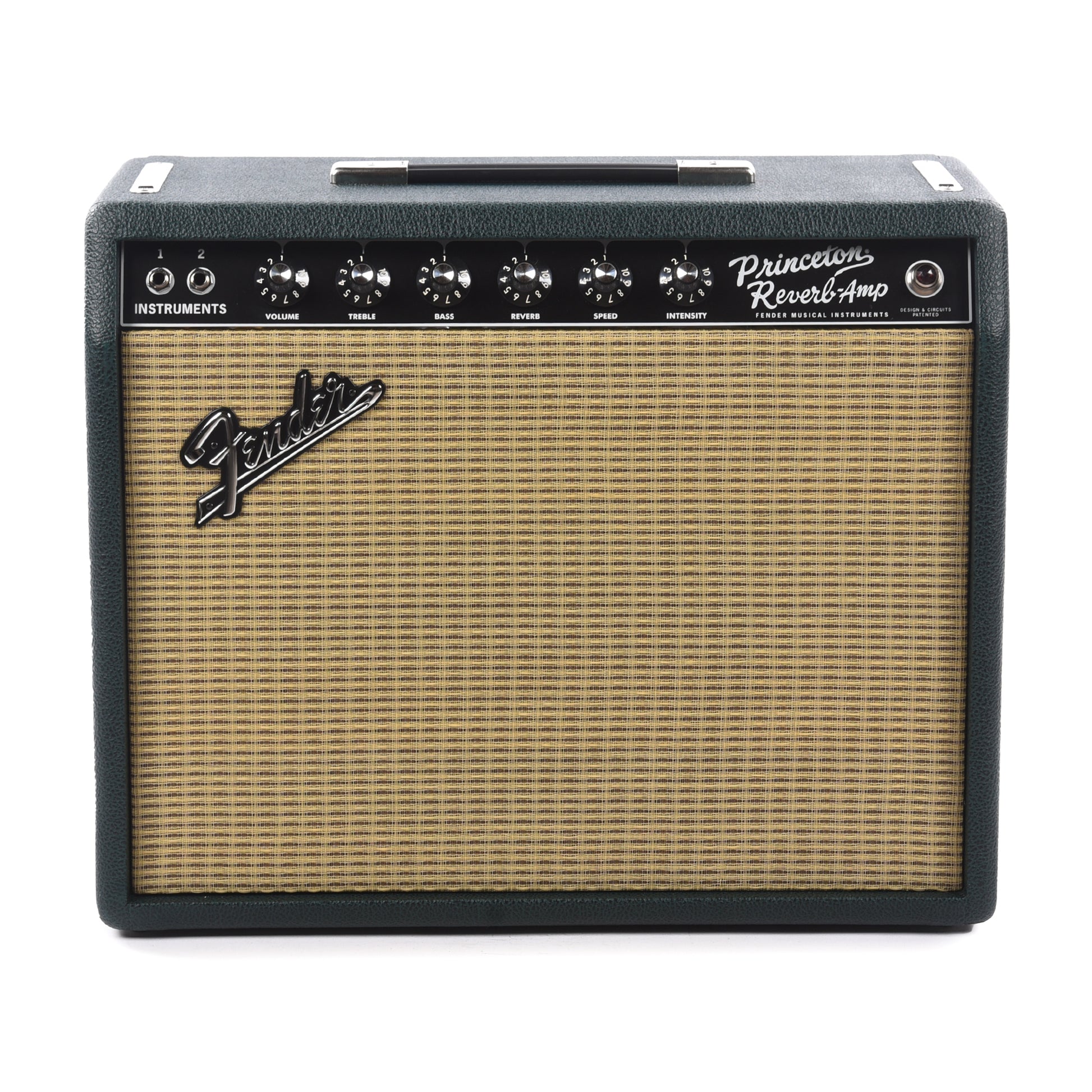 Fender '65 Princeton Reverb Brit Green w/Celestion 12-65 Amps / Guitar Amps / Guitar Combos