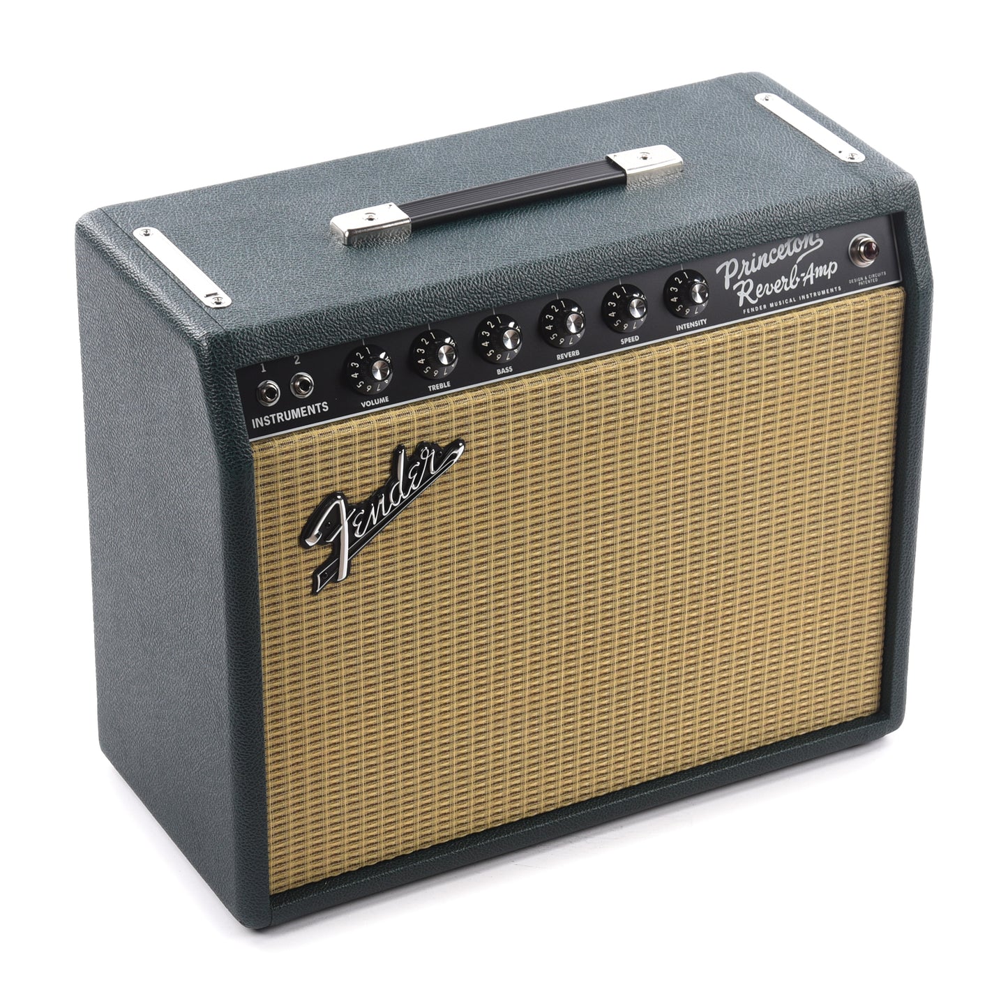 Fender '65 Princeton Reverb Brit Green w/Celestion 12-65 Amps / Guitar Amps / Guitar Combos