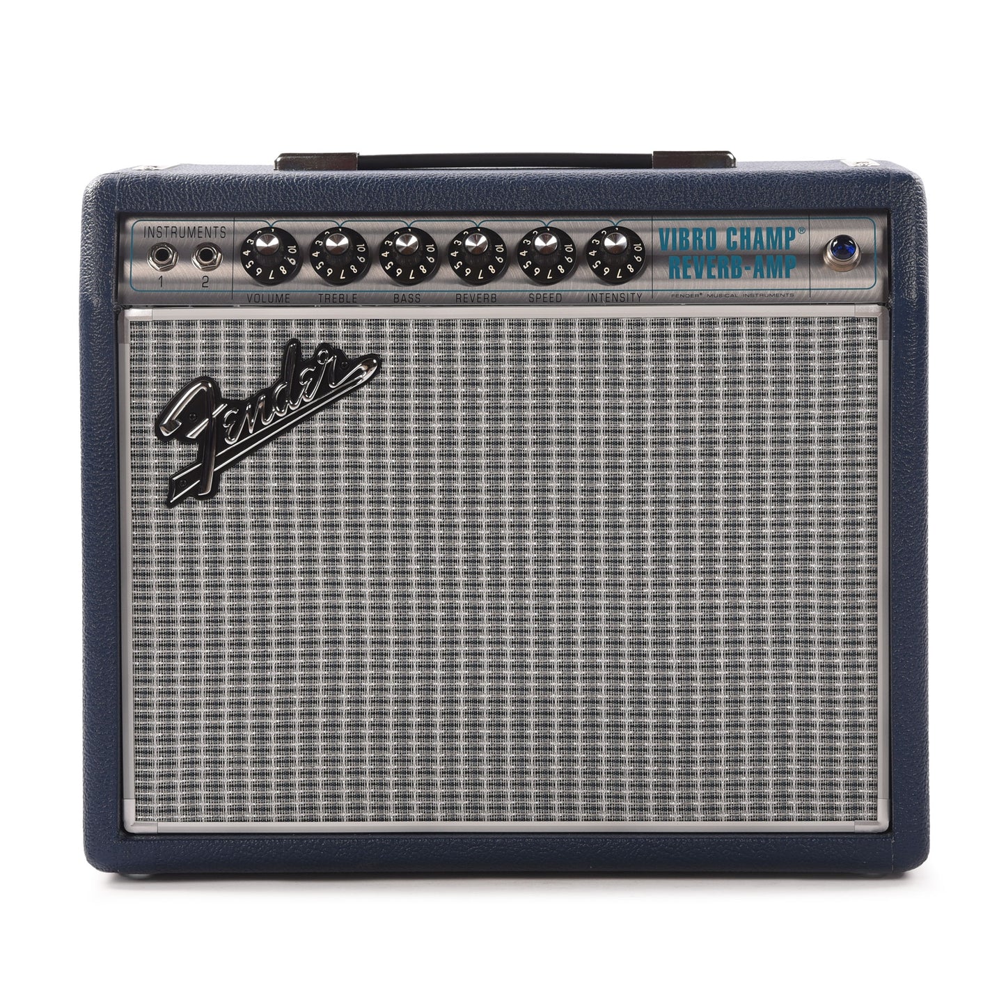 Fender '68 Custom Vibro Champ Reverb Navy w/Celestion Ten 30 Amps / Guitar Amps / Guitar Combos