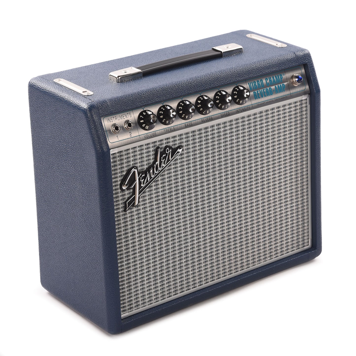 Fender '68 Custom Vibro Champ Reverb Navy w/Celestion Ten 30 Amps / Guitar Amps / Guitar Combos
