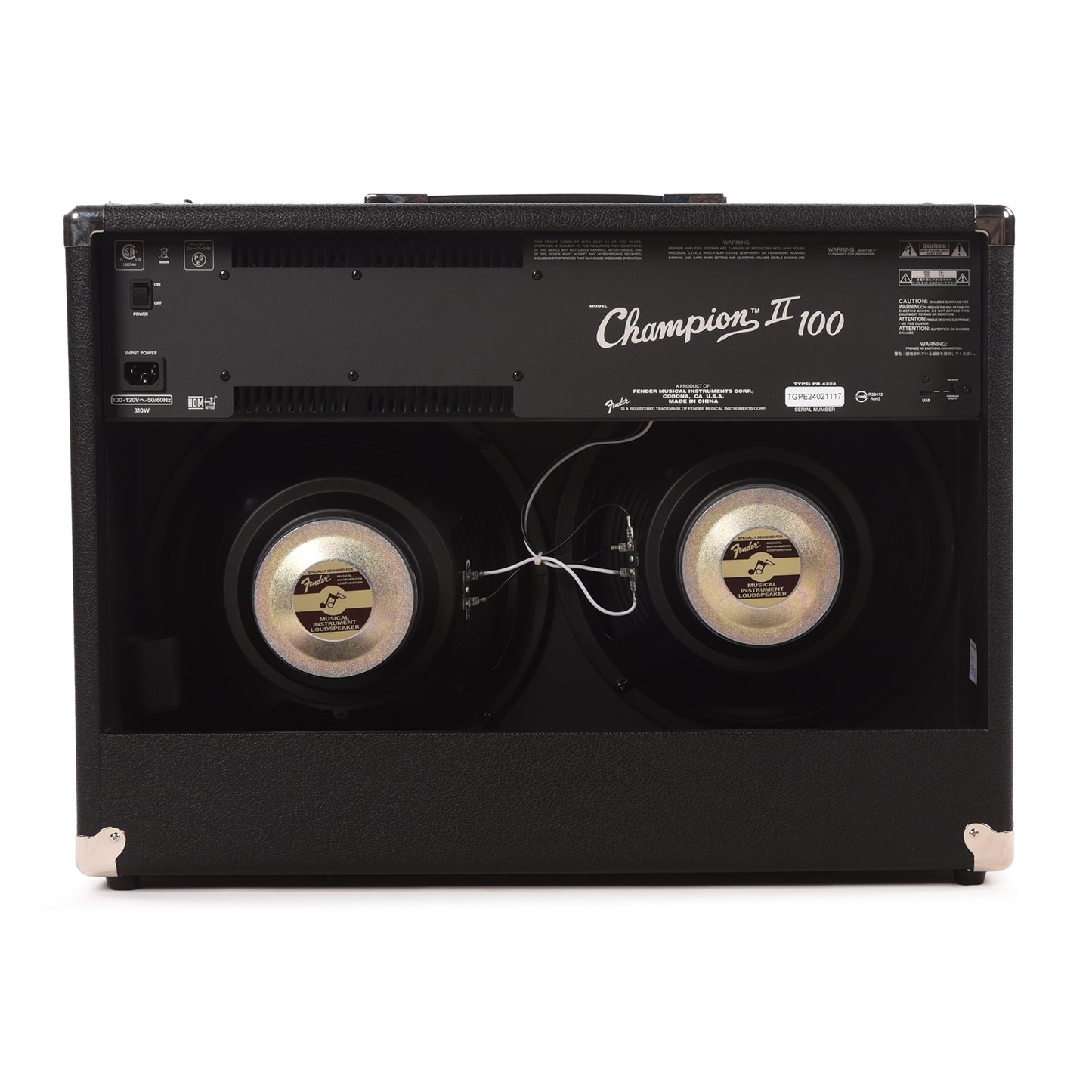 Fender Champion II 100 100w 2x12 Guitar Combo Amp Amps / Guitar Amps / Guitar Combos