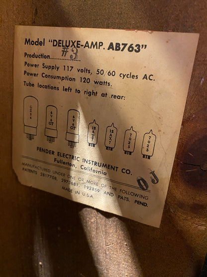 Fender Deluxe Amp  1965 Amps / Guitar Amps / Guitar Combos