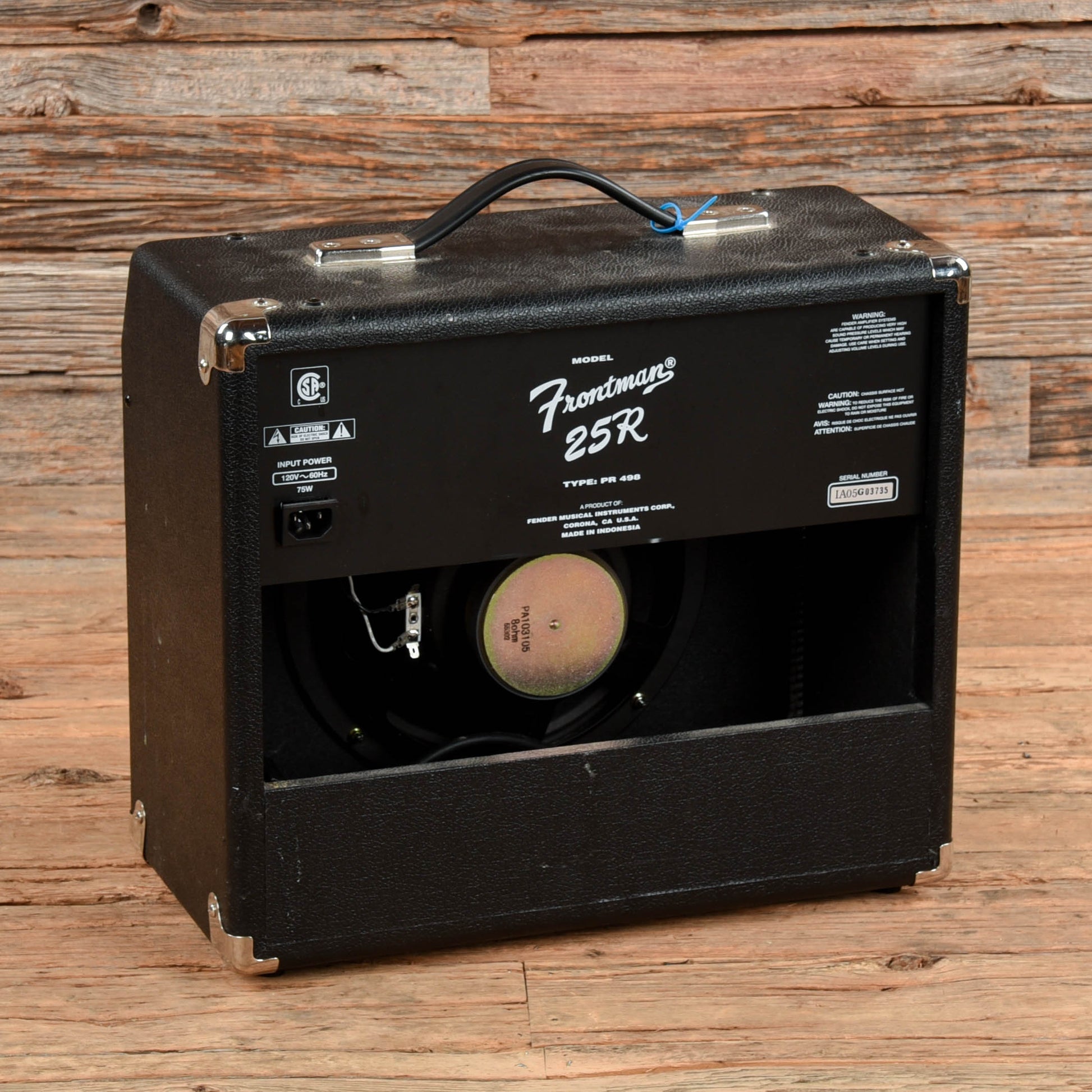 Fender Frontman 25R Series II 2-Channel 25-Watt 1x10" Amps / Guitar Amps / Guitar Combos