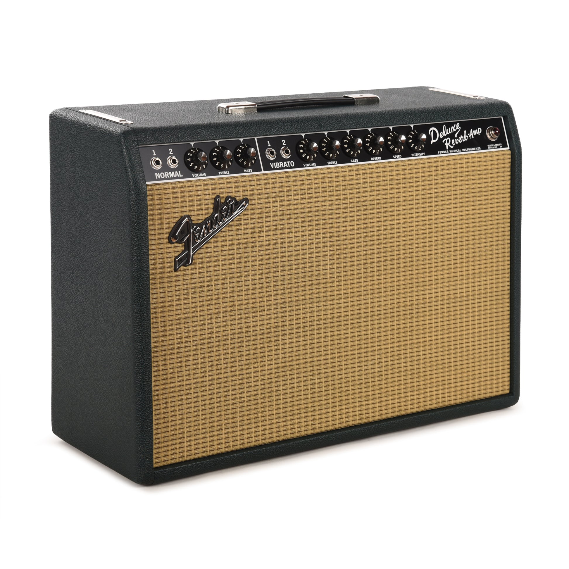Fender FSR '65 Deluxe Reverb 22w 1x12 Combo British Racing Green w/ Eminence GA-SC64 Amps / Guitar Amps / Guitar Combos