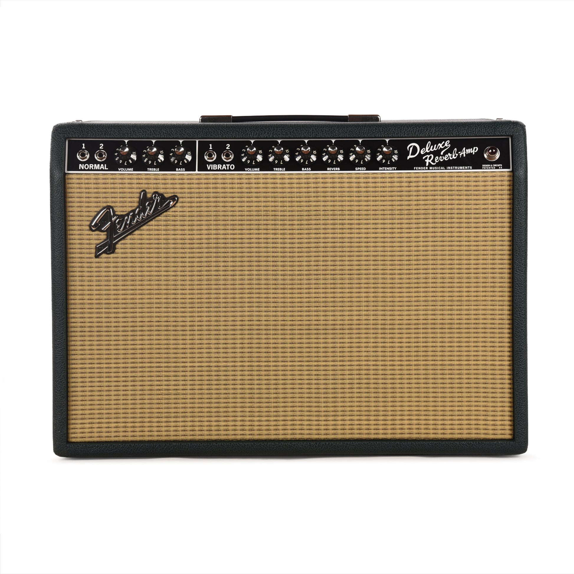 Fender FSR '65 Deluxe Reverb 22w 1x12 Combo British Racing Green w/ Eminence GA-SC64 Amps / Guitar Amps / Guitar Combos