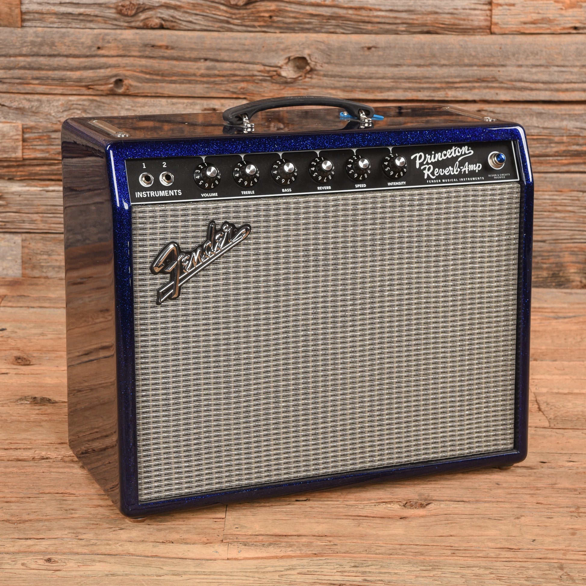 Fender FSR '65 Princeton Reverb Reissue 12-Watt 1x10" Guitar Combo Blue Sparkle Amps / Guitar Amps / Guitar Combos