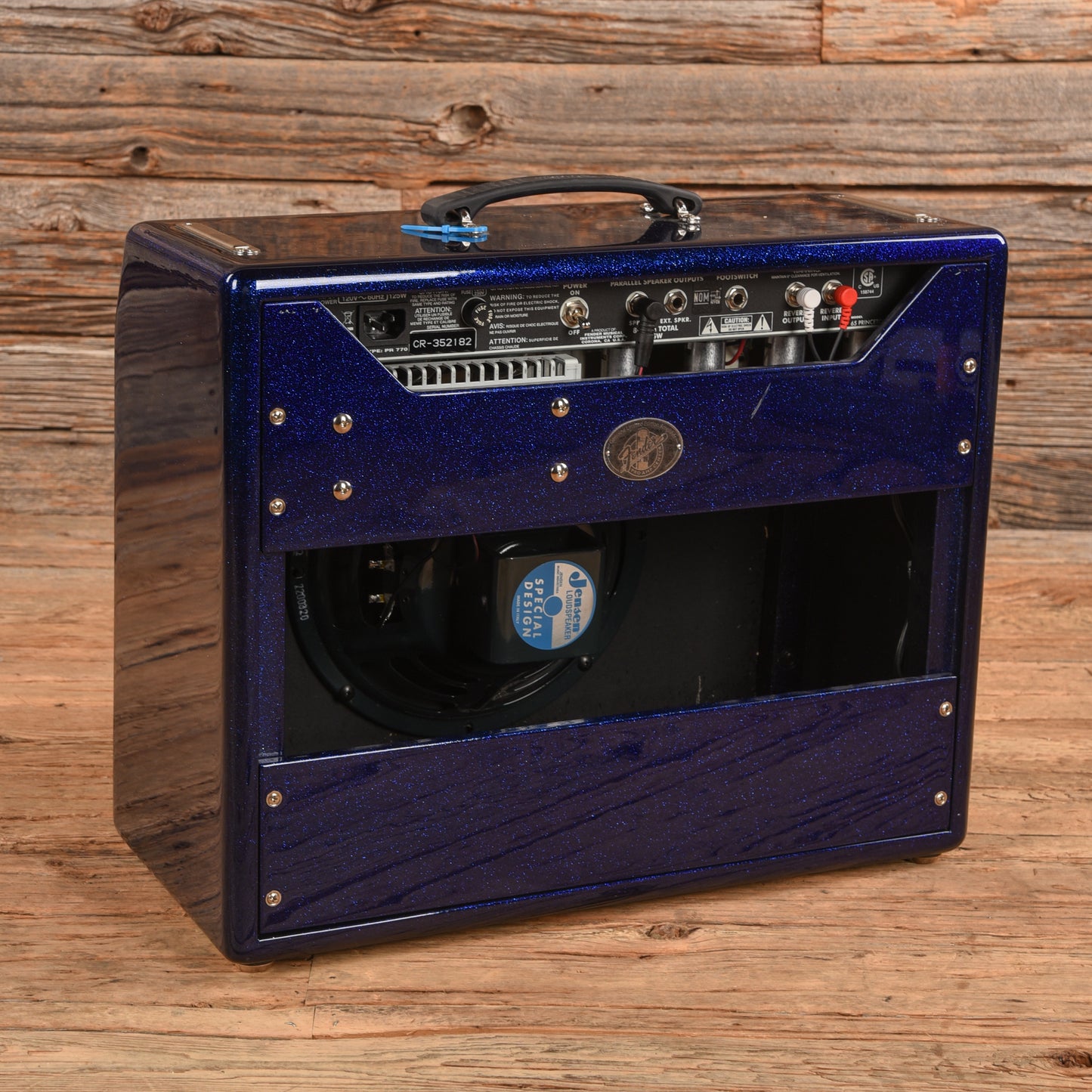 Fender FSR '65 Princeton Reverb Reissue 12-Watt 1x10" Guitar Combo Blue Sparkle Amps / Guitar Amps / Guitar Combos