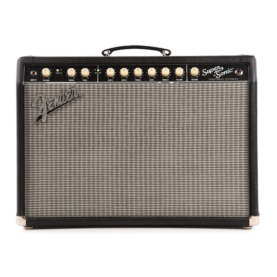 Fender Super-Sonic 22w 1x12 Combo Black Amps / Guitar Amps / Guitar Combos